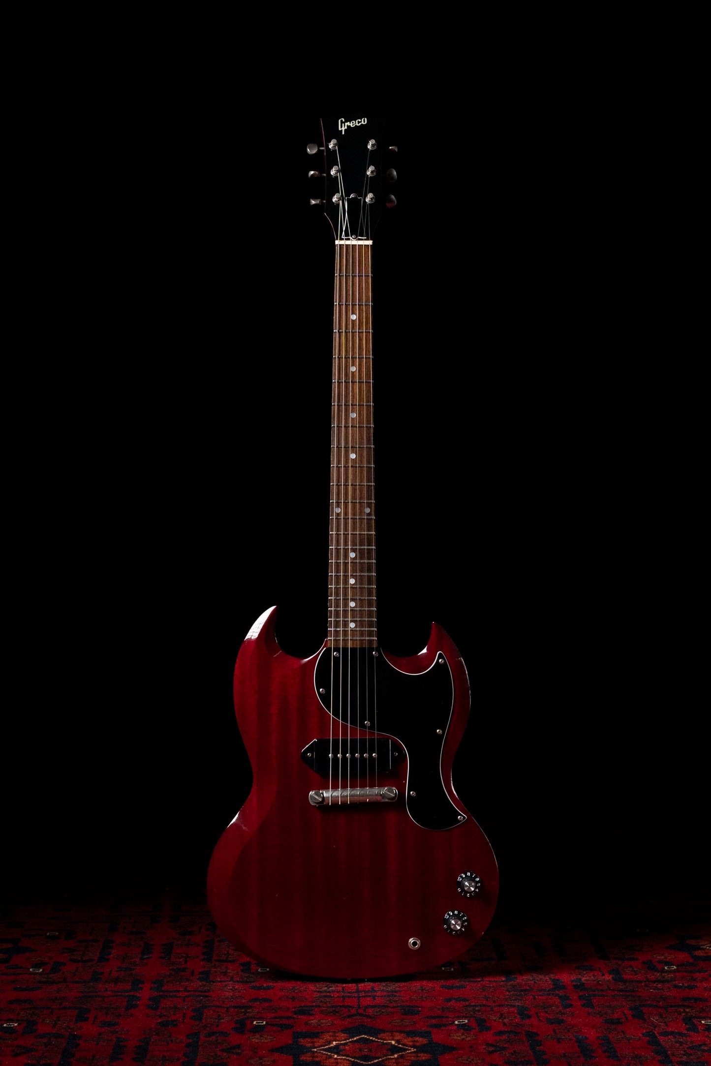 1989 Greco SGR63 SG Junior, 5.75lbs, Gibson Lifton Historic Hard Case