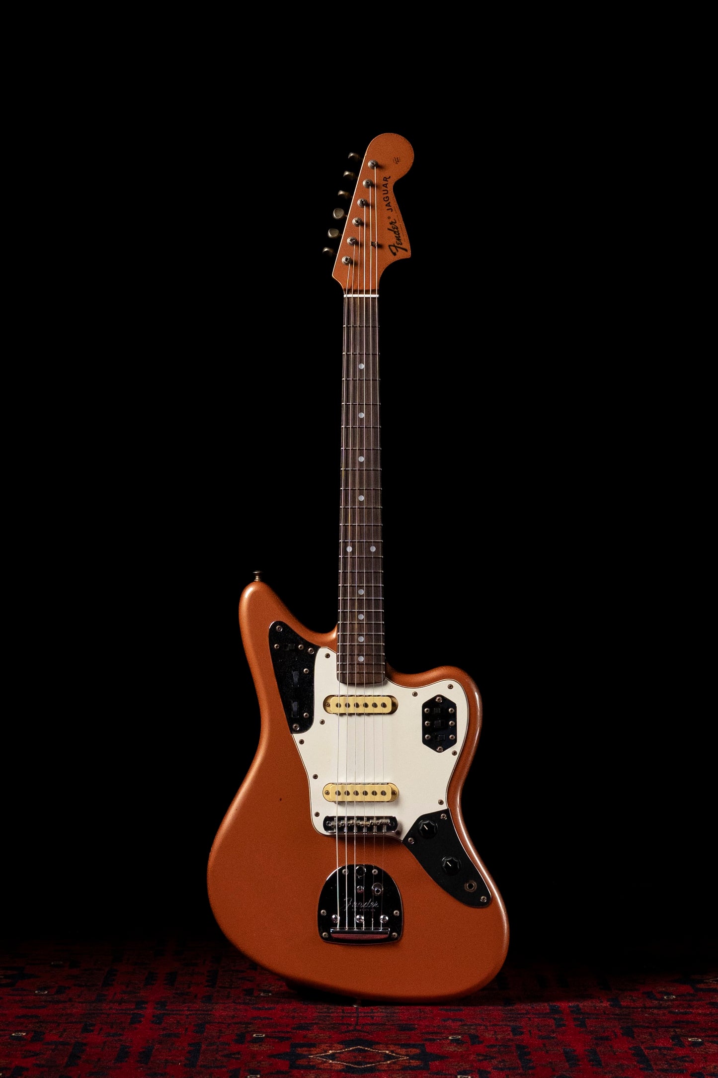 1994 Fender Jaguar JG66-RC MH, Burgundy Mist Metallic (BMT), Matching Headstock, Alder