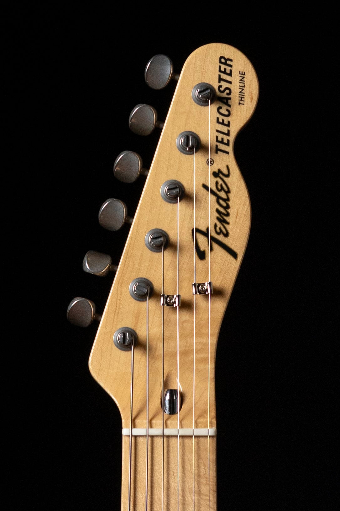 2016 Made in Japan Exclusive Series FSR Classic 70's Telecaster Thinline, Traditional, Black, 7lbs, Ash
