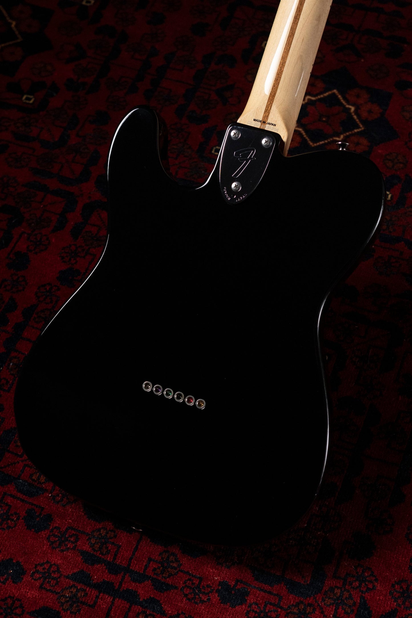 2016 Made in Japan Exclusive Series FSR Classic 70's Telecaster Thinline, Traditional, Black, 7lbs, Ash