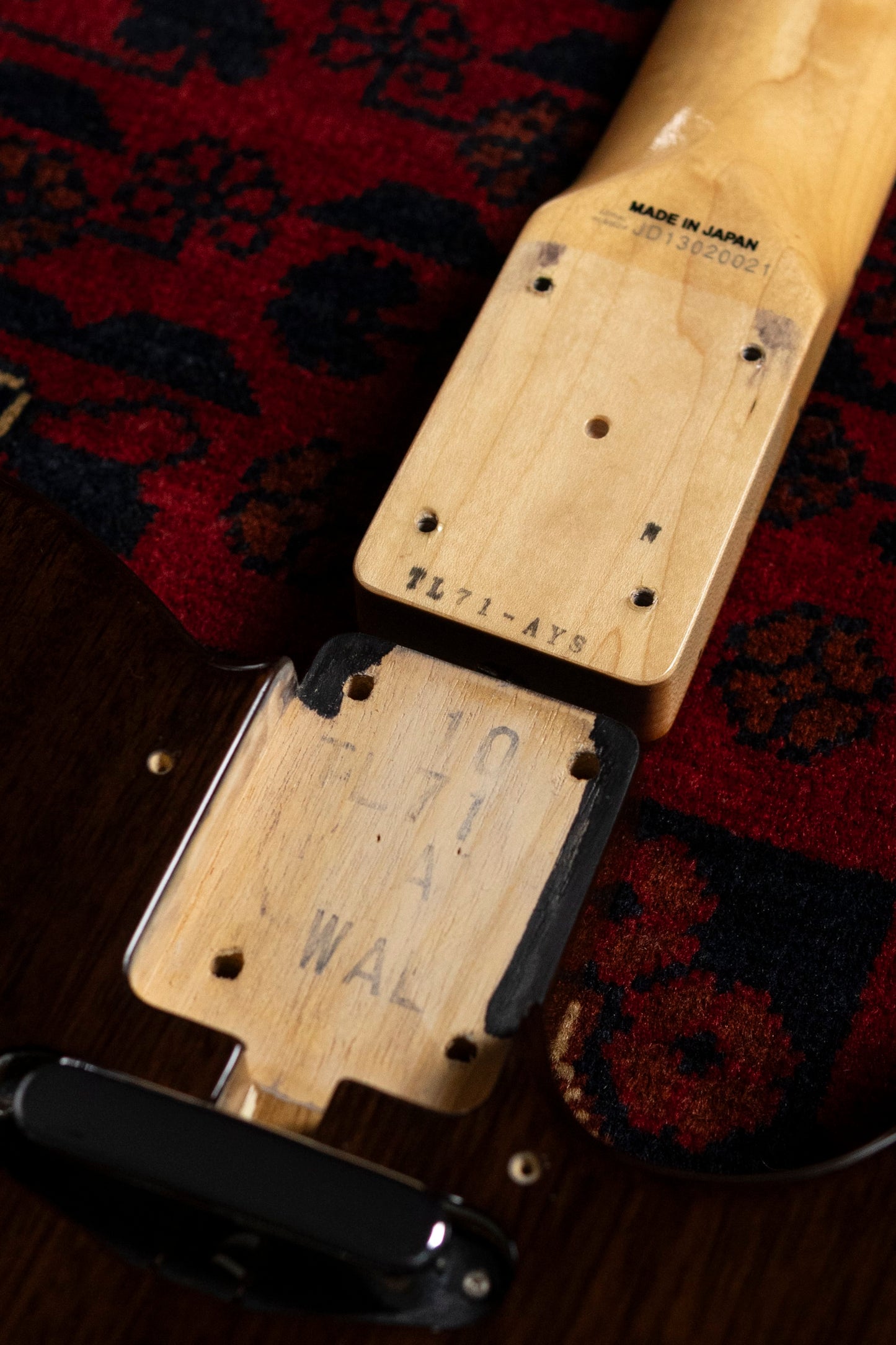 2013 Fender TL71-AYS WAL/R Telecaster, Non-Catalog, Order, Ayous Body, Walnut