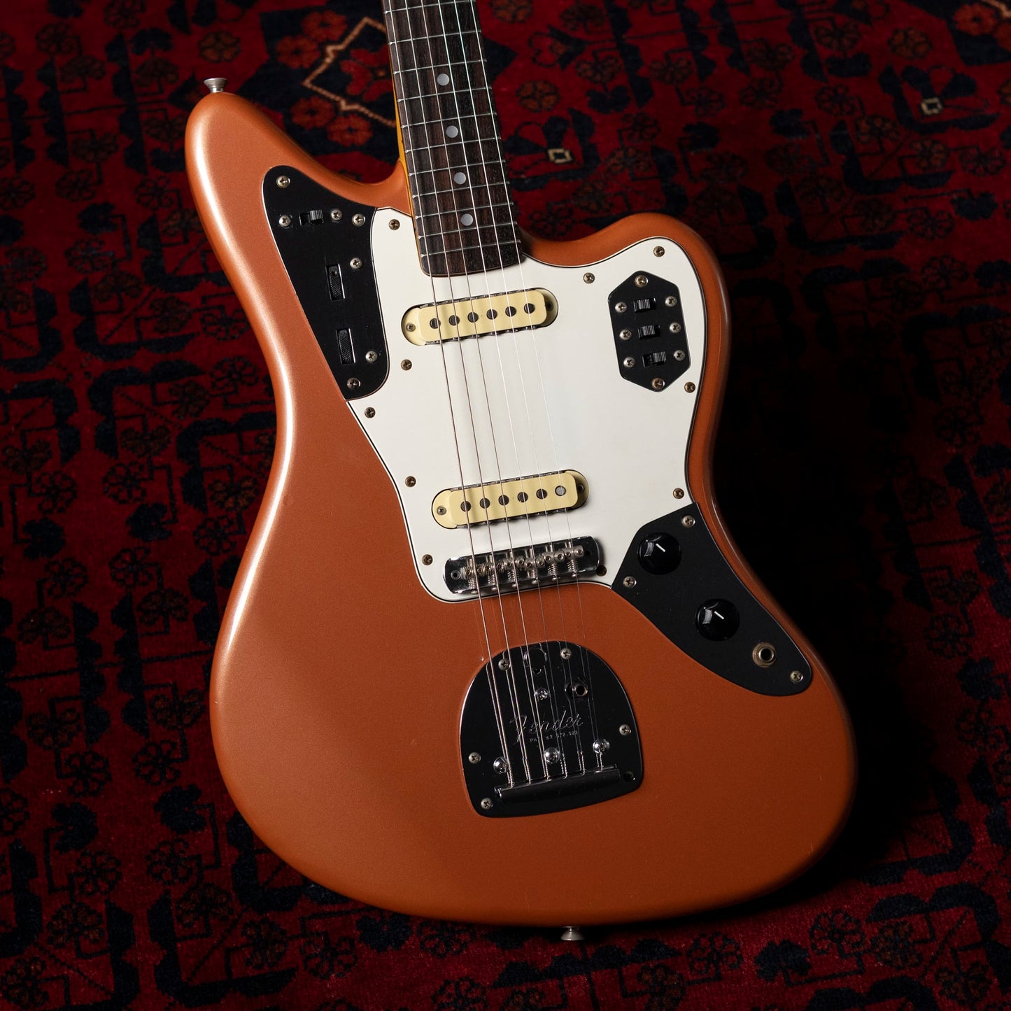 1994 Fender Jaguar JG66-RC MH, Burgundy Mist, Matching Headstock, Non-Catalog, Alder
