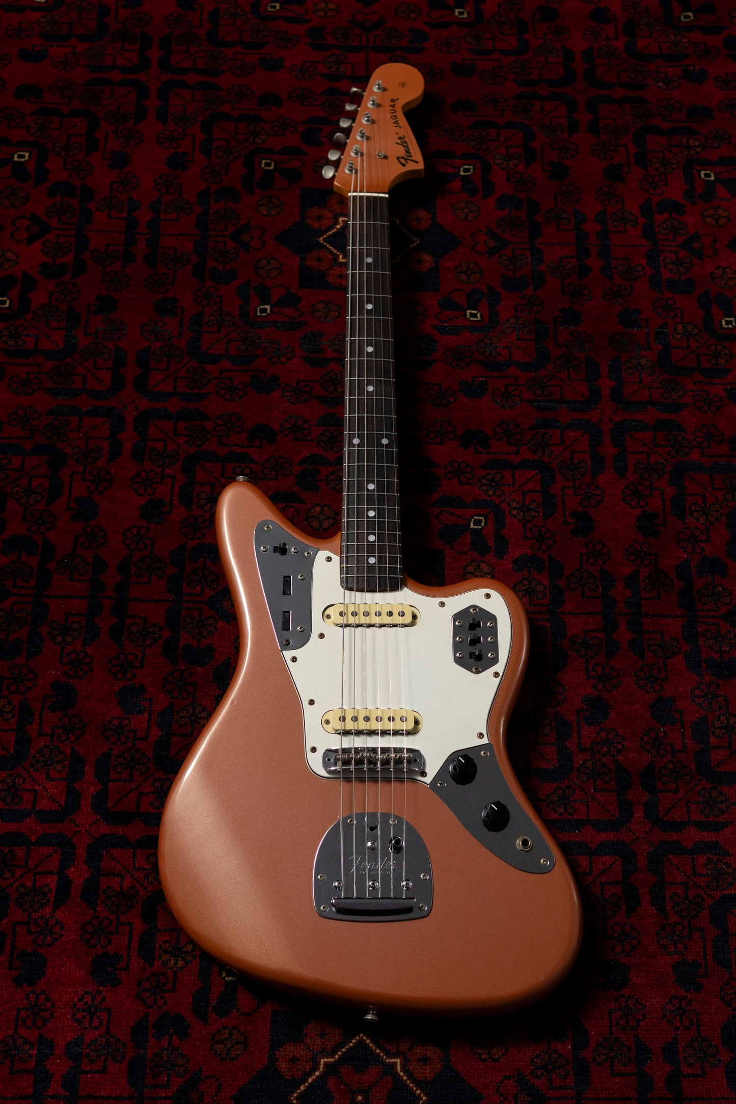 1994 Fender Jaguar JG66-RC MH, Burgundy Mist, Matching Headstock, Non-Catalog, Alder