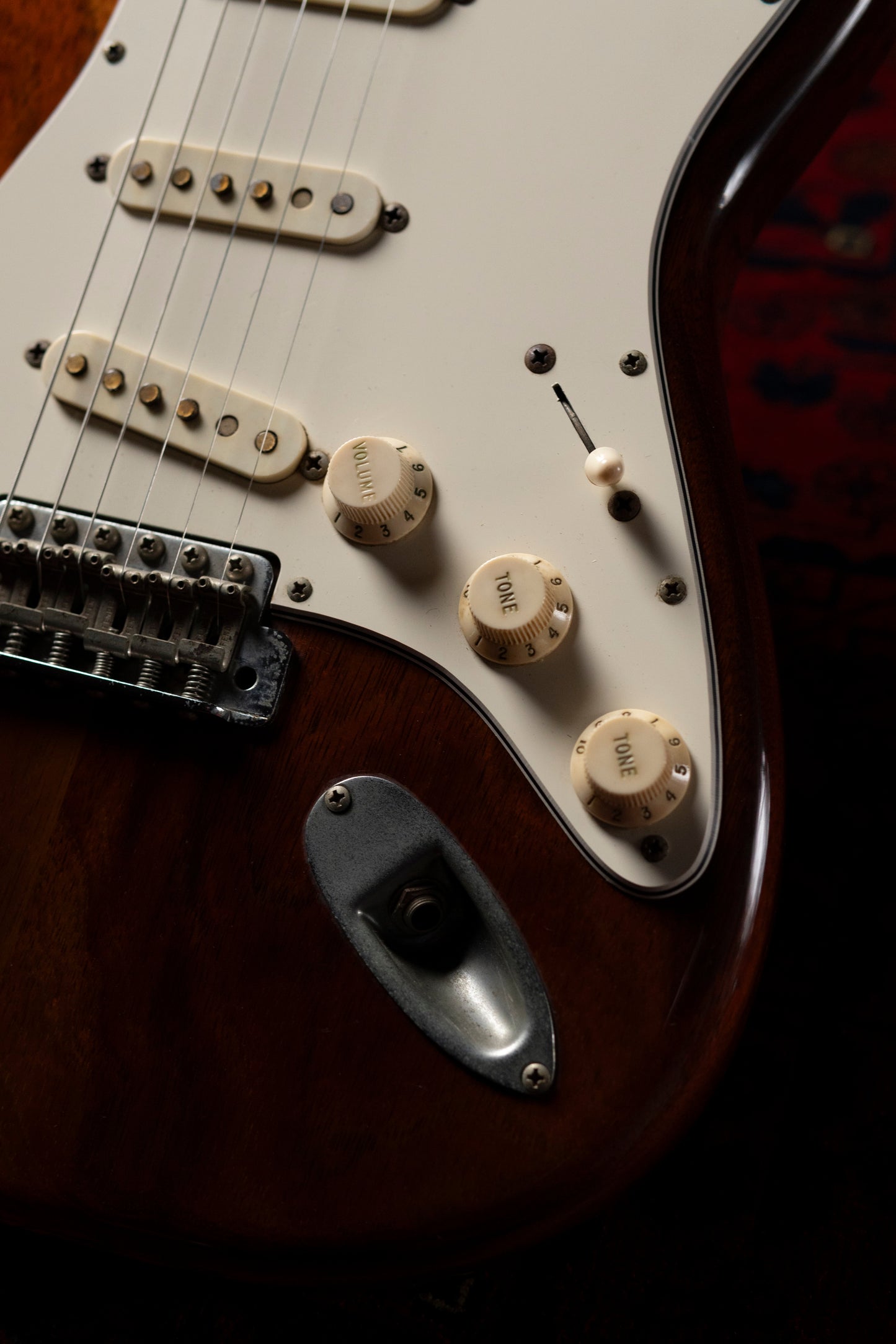 1983 Fender "JV" ST57-115 '57 Stratocaster, Mahogany Neck & Koa Body, USA Fullerton Pickups
