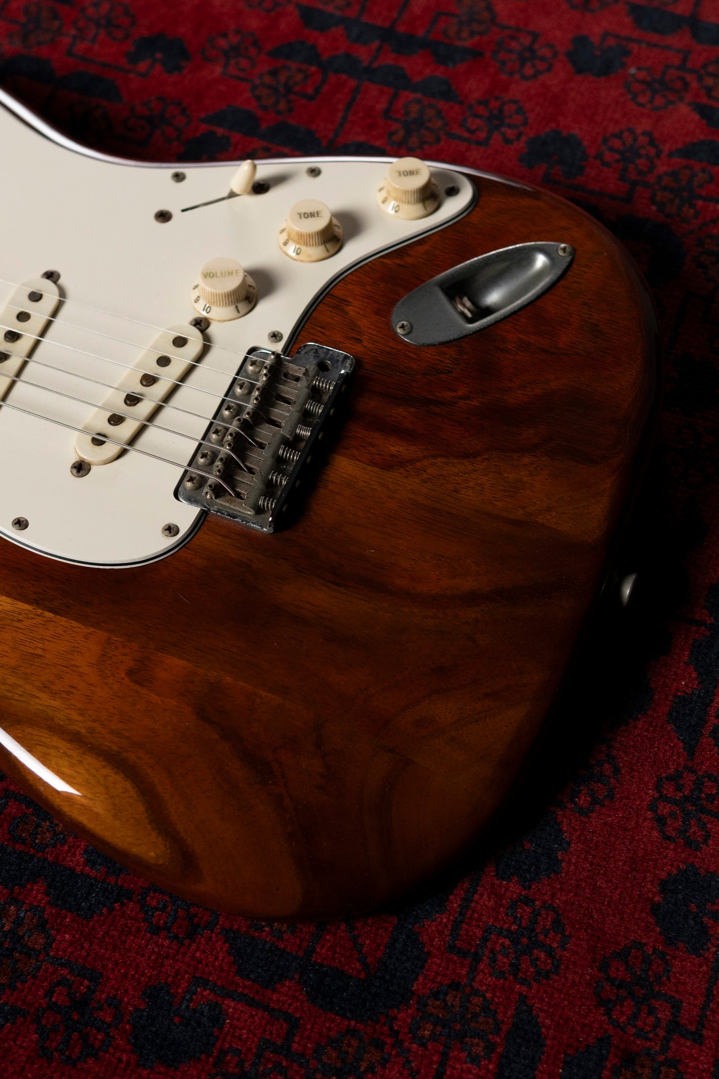 1983 Fender "JV" ST57-115 '57 Stratocaster, Mahogany Neck & Koa Body, USA Fullerton Pickups