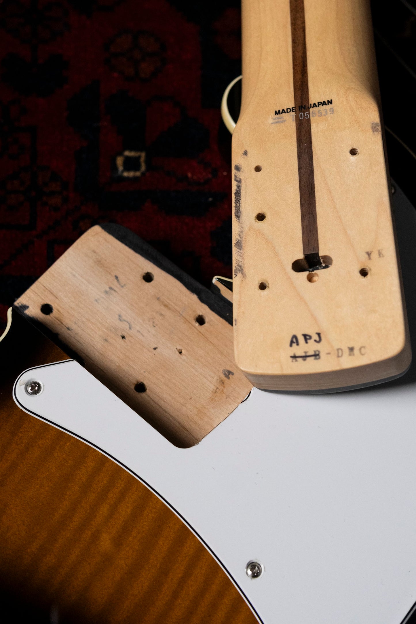 2009 Fender APJ-DMC Aerodyne Precision Classic Special, DiMarzio Collection, Flamed Maple, Non-Catalog Limited
