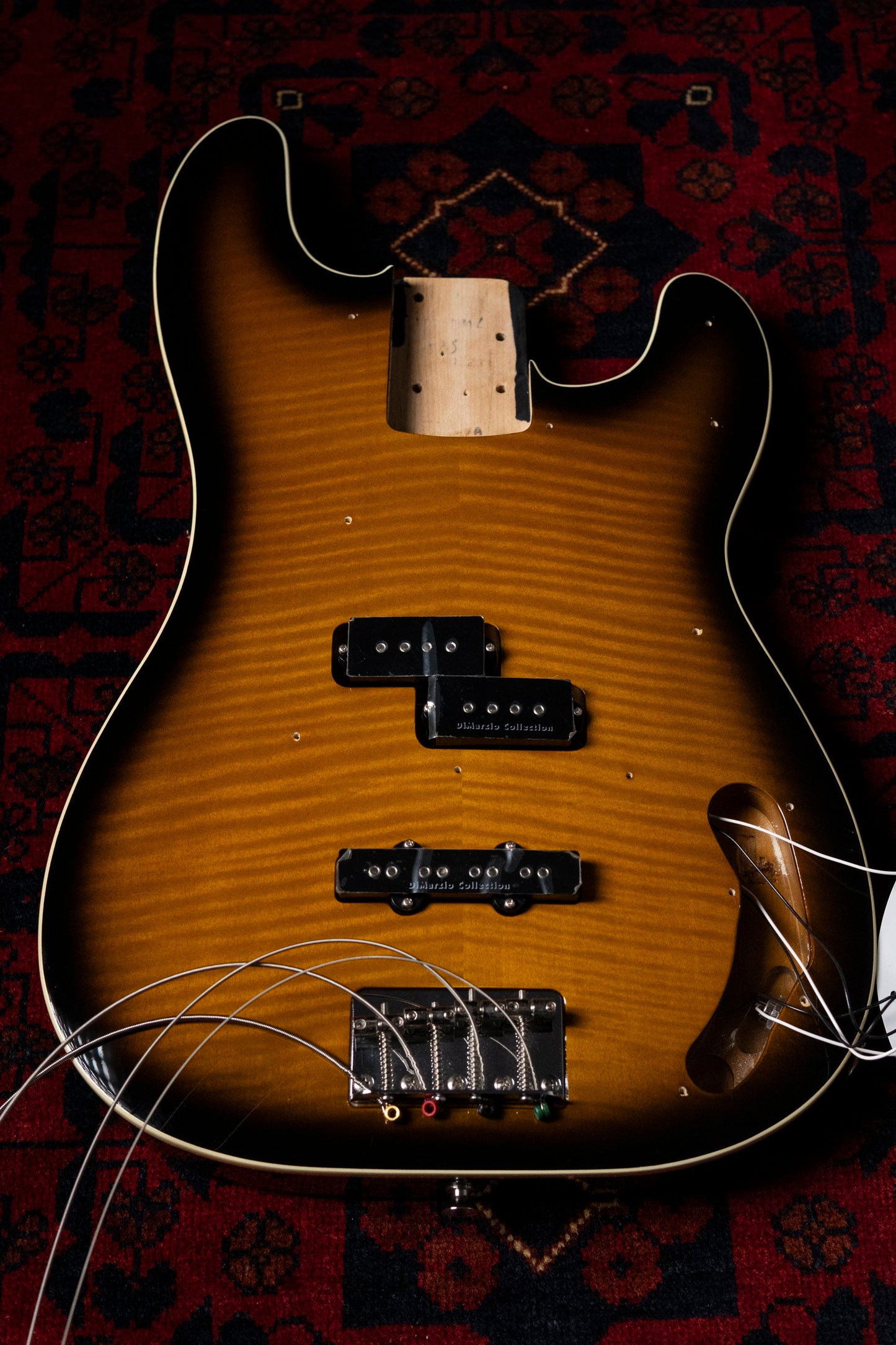 2009 Fender APJ-DMC Aerodyne Precision Classic Special, DiMarzio Collection, Flamed Maple, Non-Catalog Limited