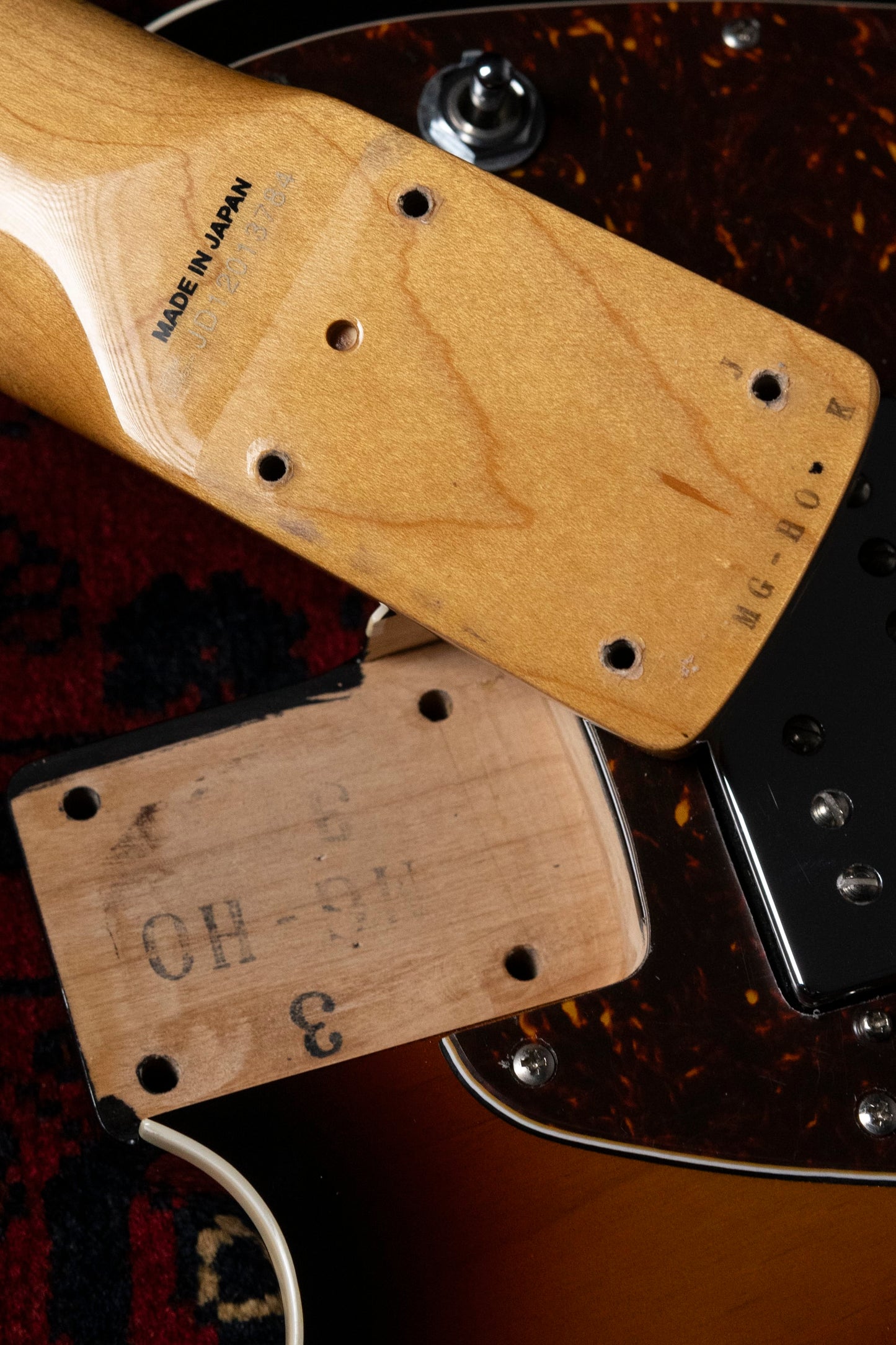 2012 Fender MG-HO Hollow Body Mustang, Wide Range Humbucker MOD, Thinline