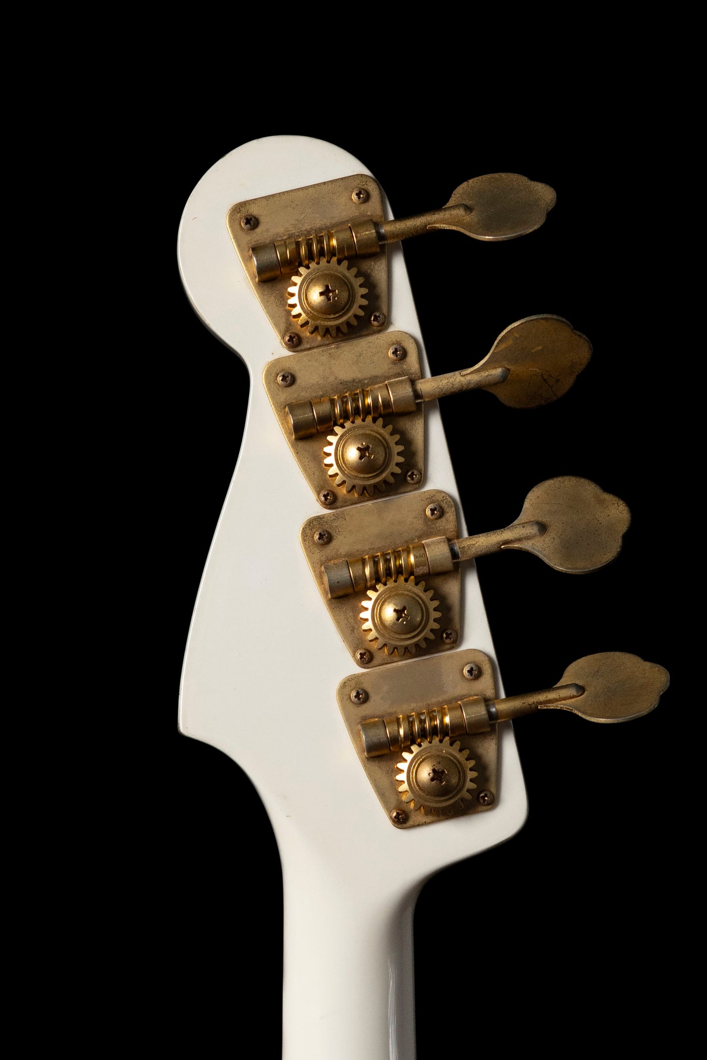 1990 Fender "Order Made" JB75-75 Jazz Bass, Gold Hardware, Fully Painted, White
