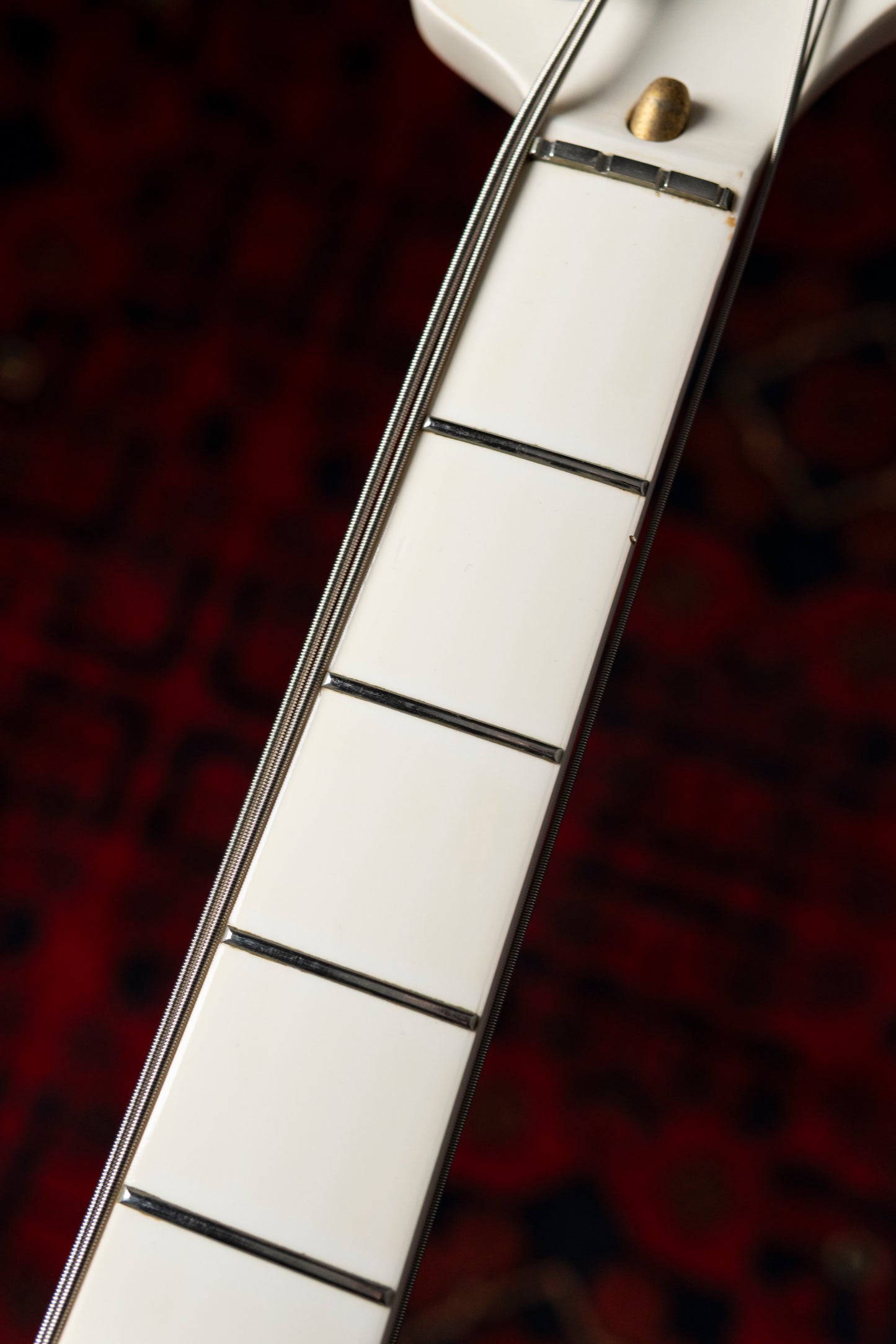 1990 Fender "Order Made" JB75-75 Jazz Bass, Gold Hardware, Fully Painted, White