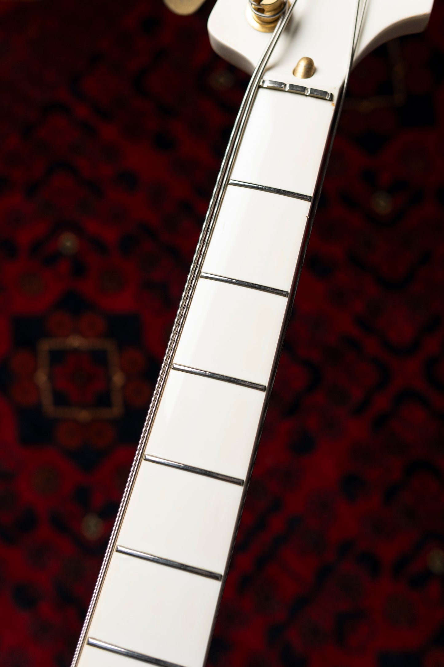 1990 Fender "Order Made" JB75-75 Jazz Bass, Gold Hardware, Fully Painted, White
