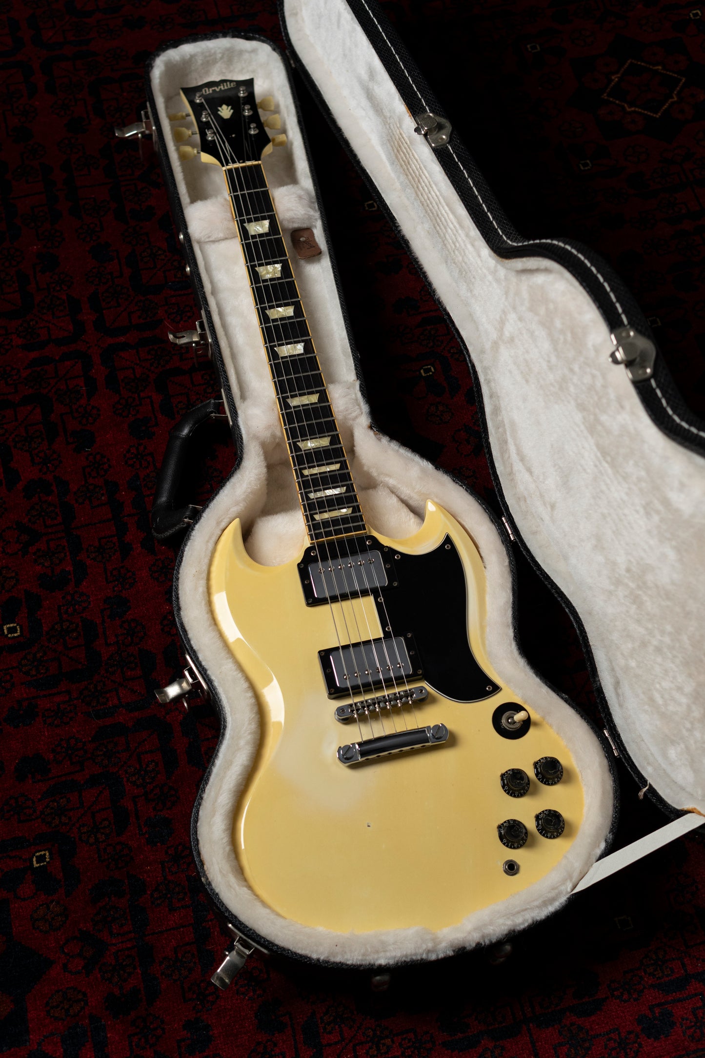 1990 Orville SG '62 Reissue, Alpine White, Gibson USA Hard Case