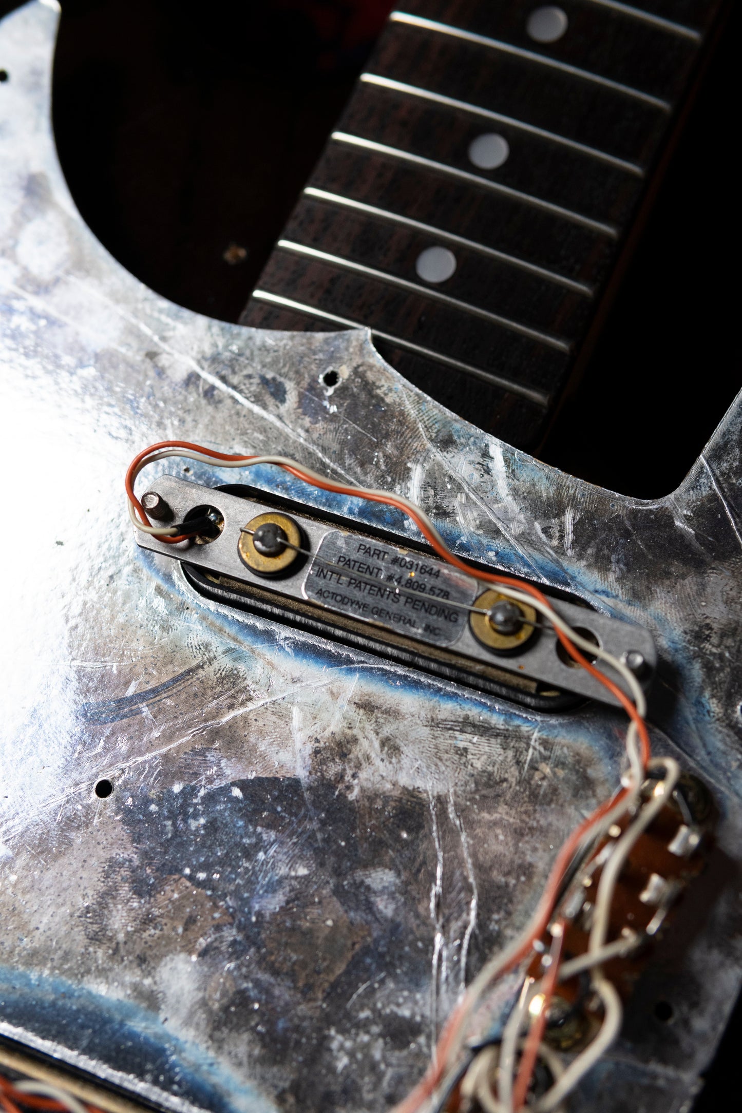 1994 Fender MG69-120 Custom Edition, Yamano Order, See-Through Black, Matching Headstock, Lace Sensor
