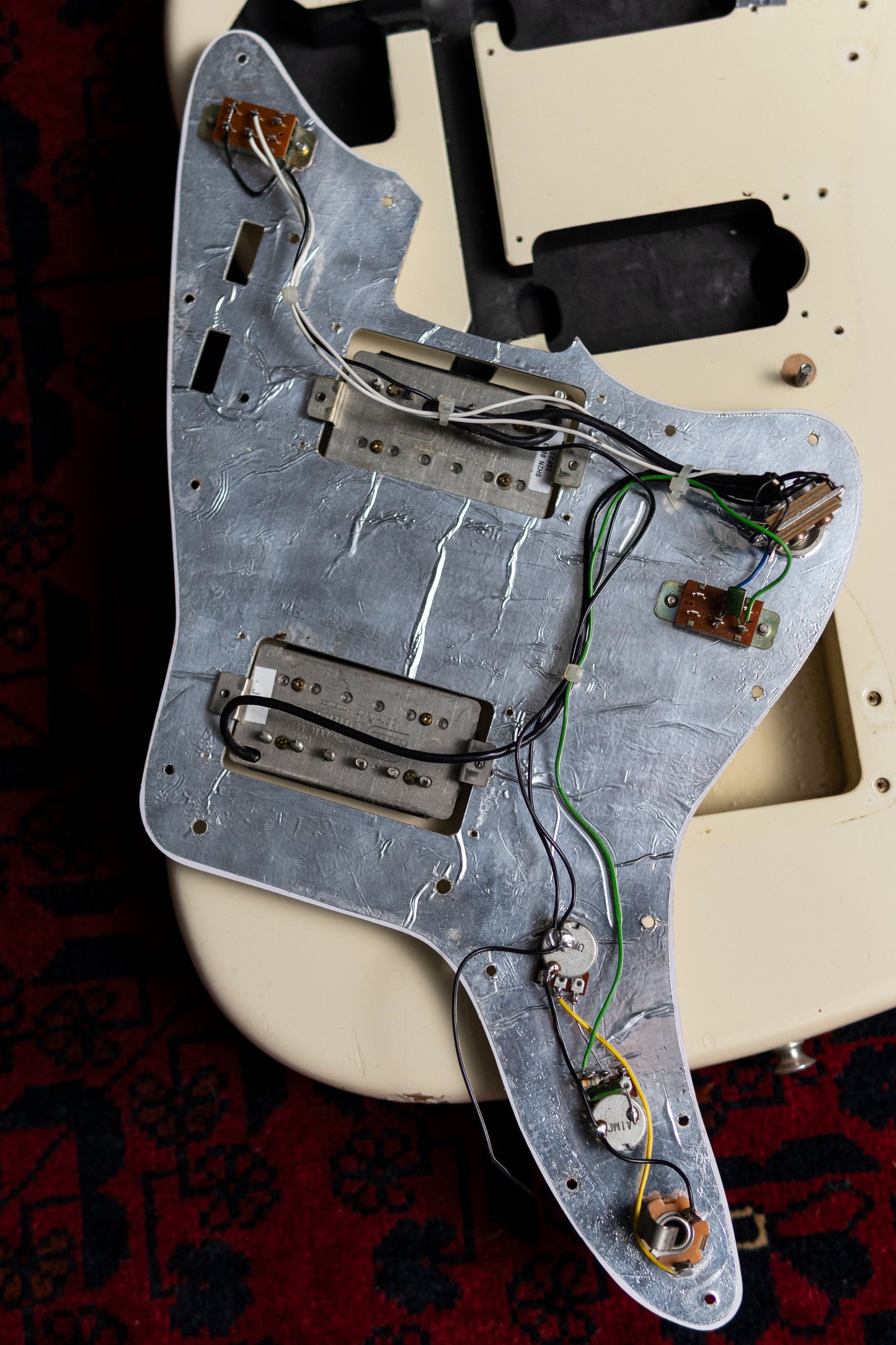 1999 Fender Jaguar JG66-LH, Jazzmaster Pickguard, Seymour Duncan JB & SH2N, Order, Non-Catalog, Left Handed