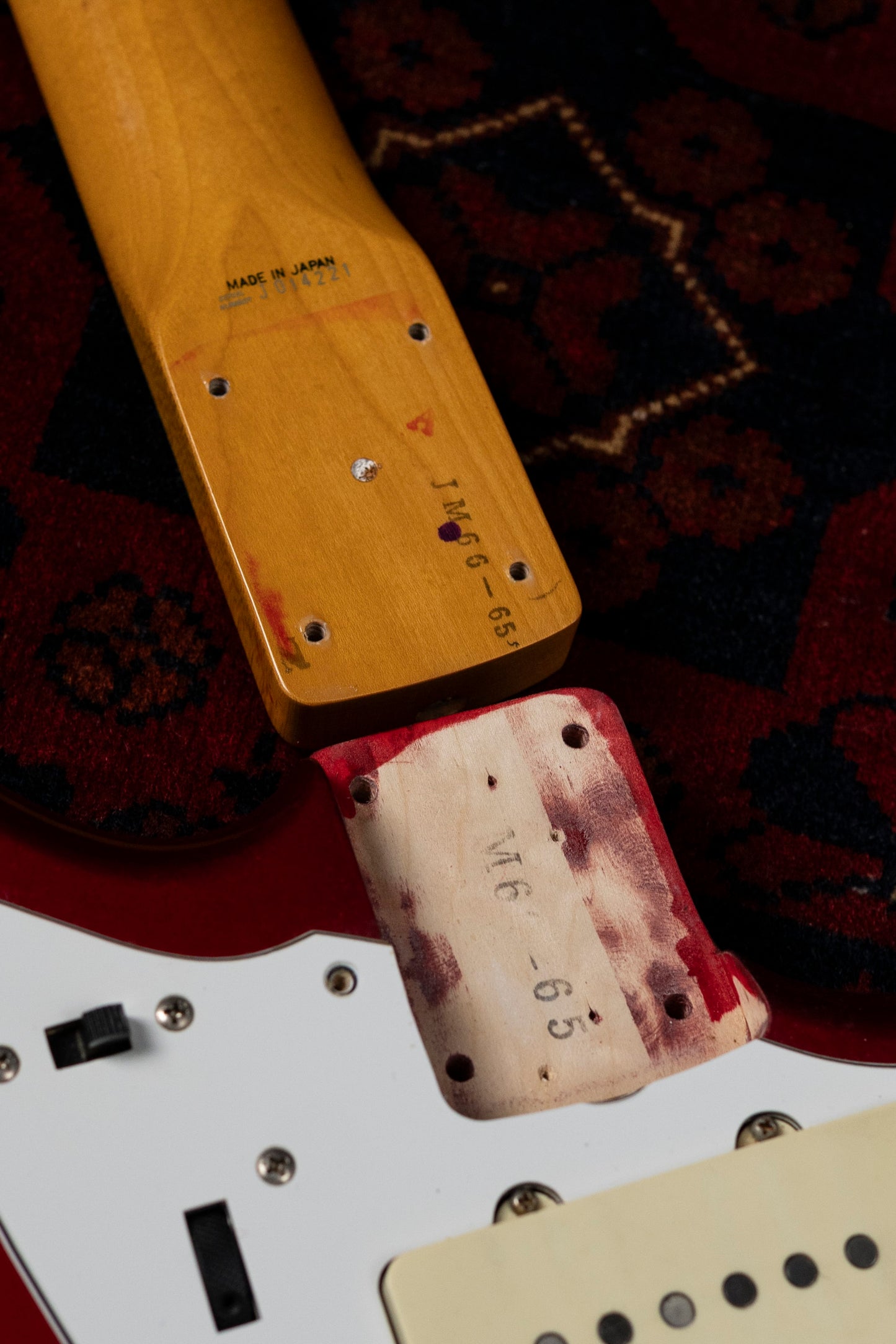 1990 Fender Jazzmaster JM66-65, Candy Apple Red