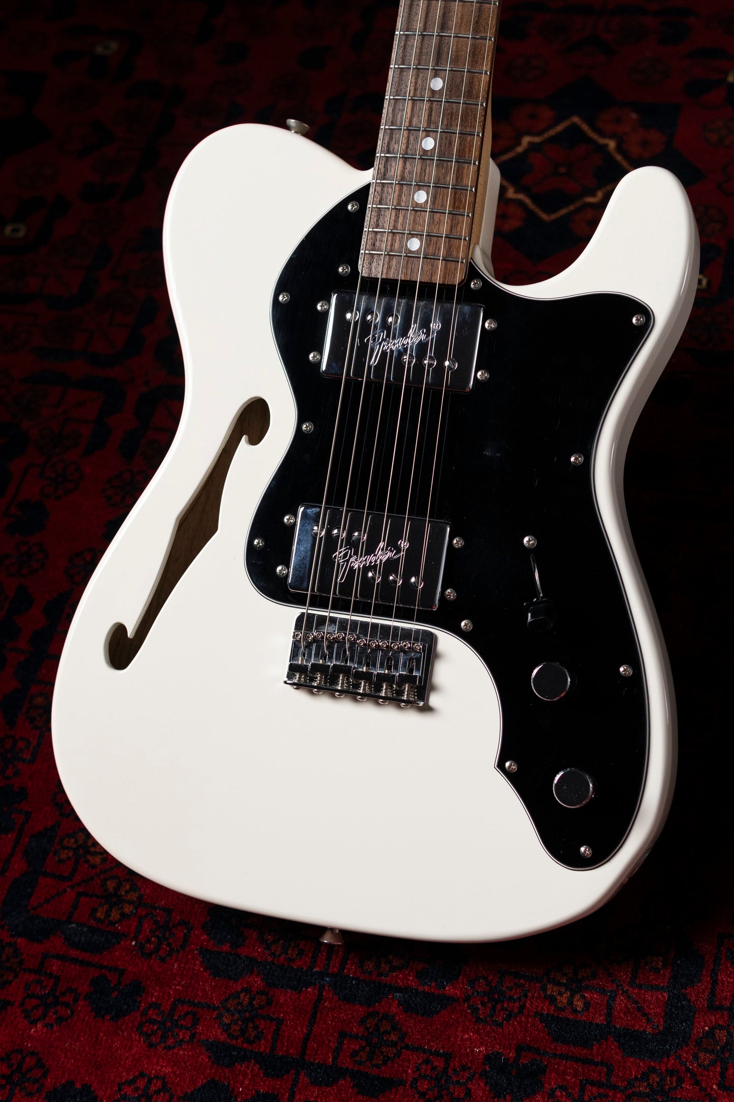 2017 Fender Japan Exclusive Series FSR Classic 70's Telecaster Thinline, Arctic White, 6.6lbs, Ash