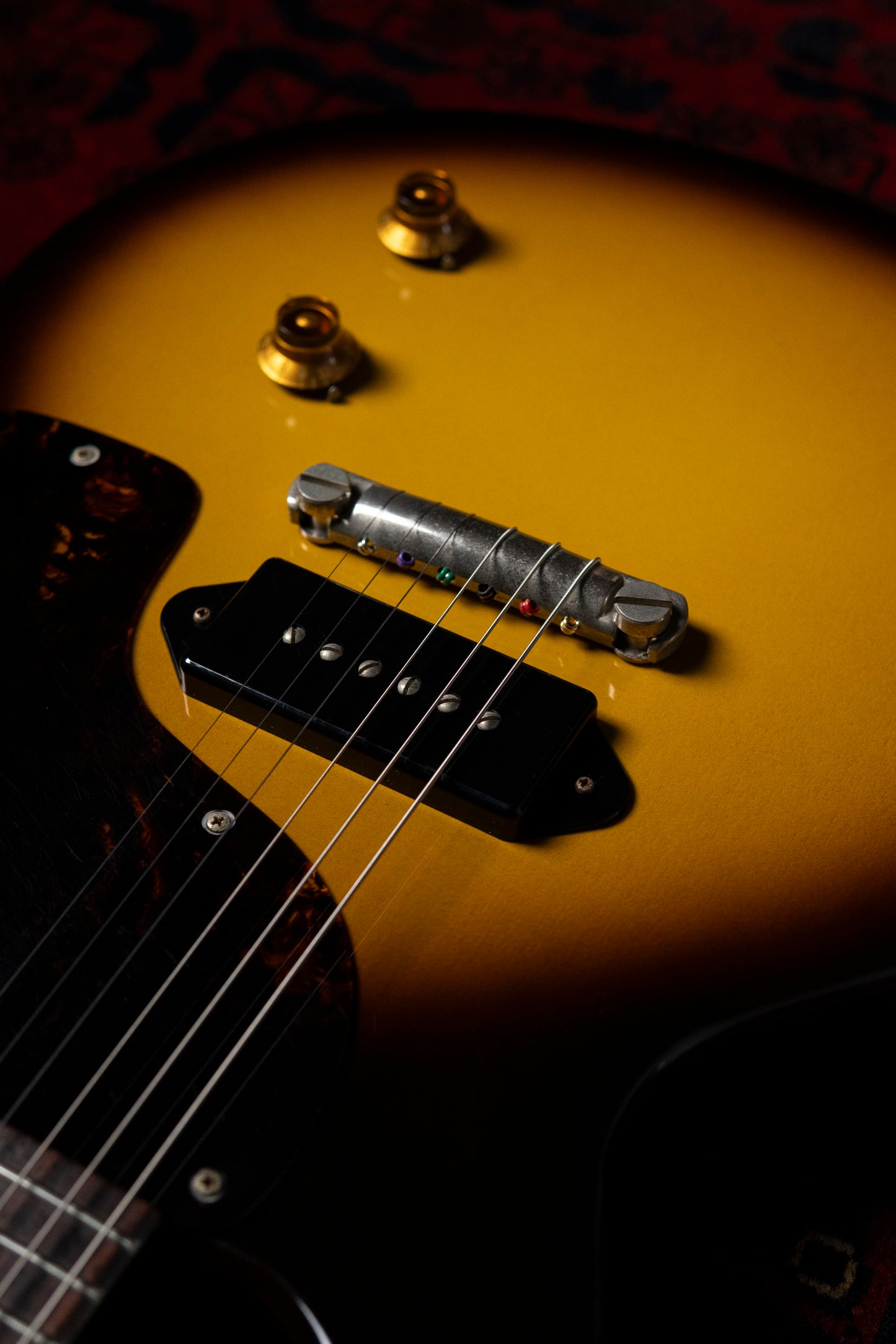 1994 Orville Les Paul Junior Double Cut, 6.7lbs, Tobacco Sunburst, P90, LPJ-D65