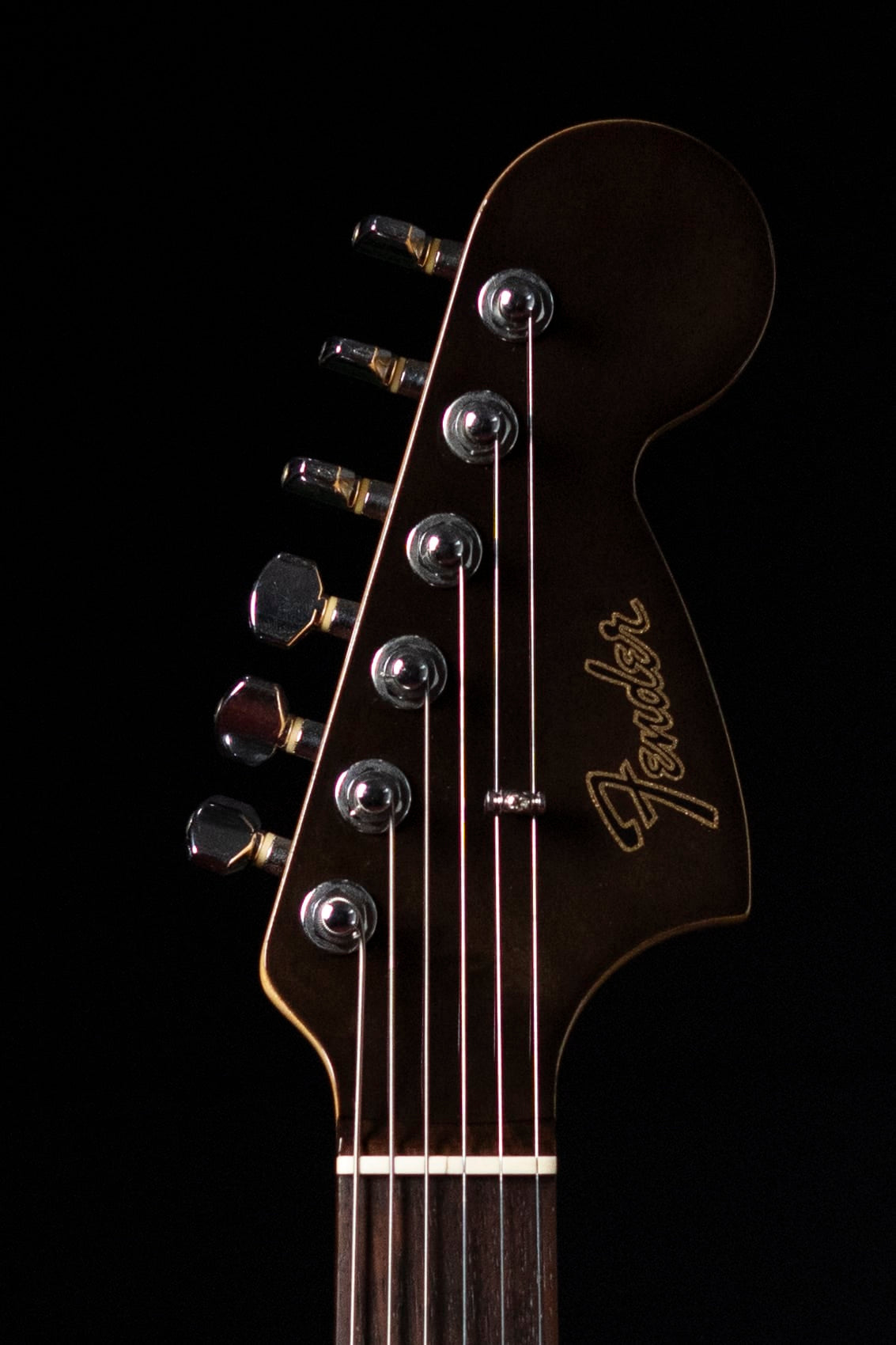 1994 Fender MG69-120 Custom Edition, Yamano Order, See-Through Black, Matching Headstock, Lace Sensor