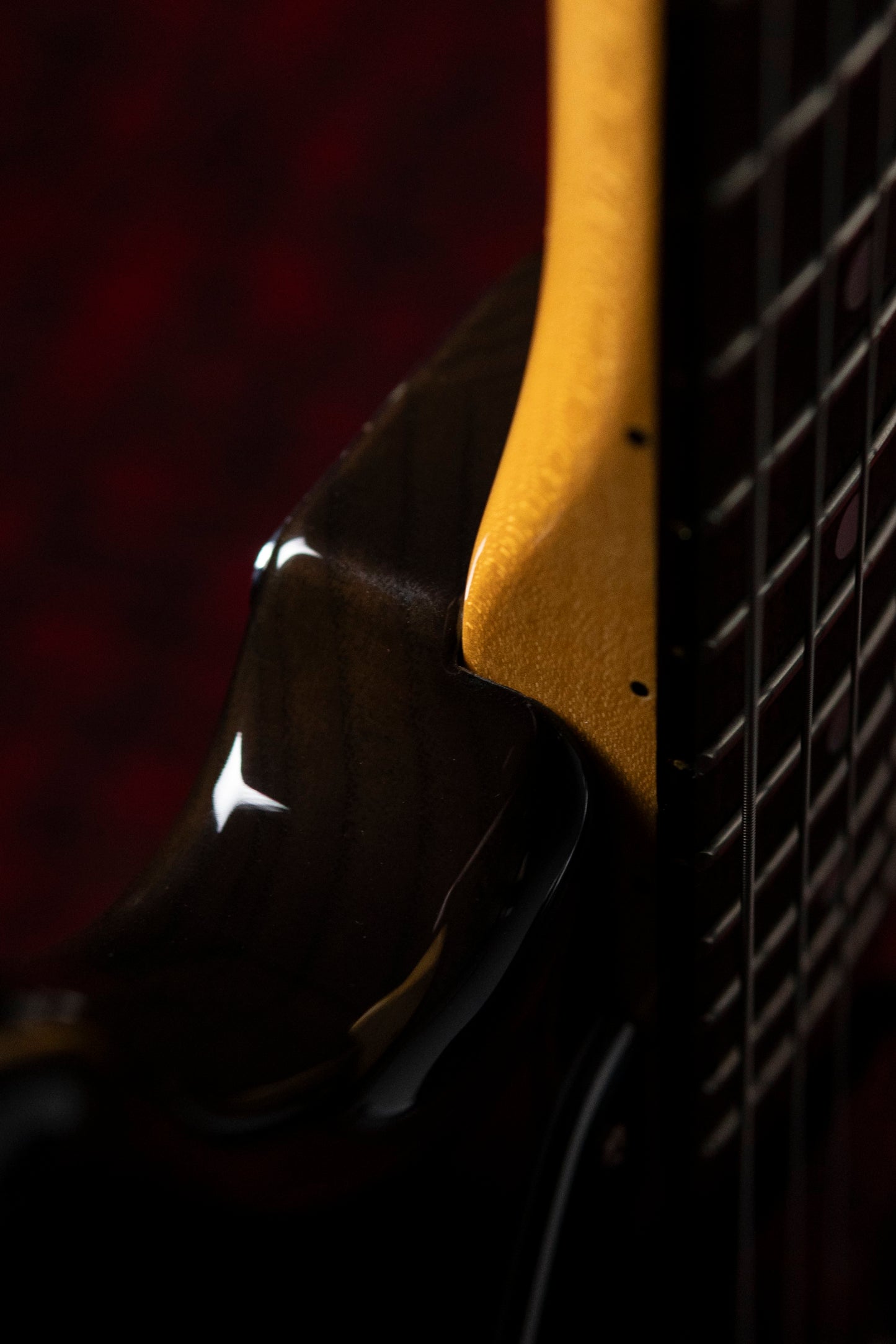 1994 Fender MG69-120 Custom Edition, Yamano Order, See-Through Black, Matching Headstock, Lace Sensor
