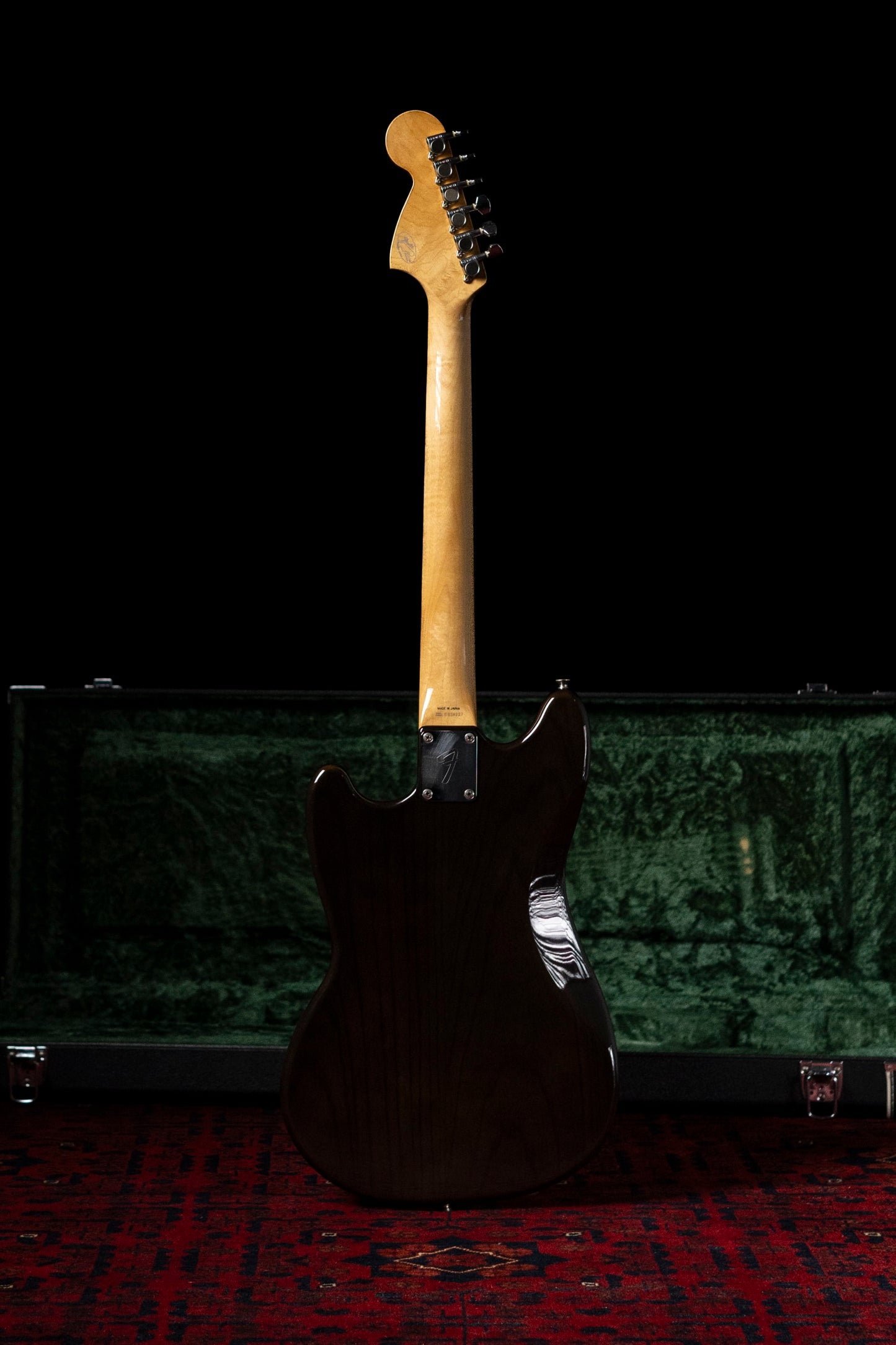 1994 Fender MG69-120 Custom Edition, Yamano Order, See-Through Black, Matching Headstock, Lace Sensor