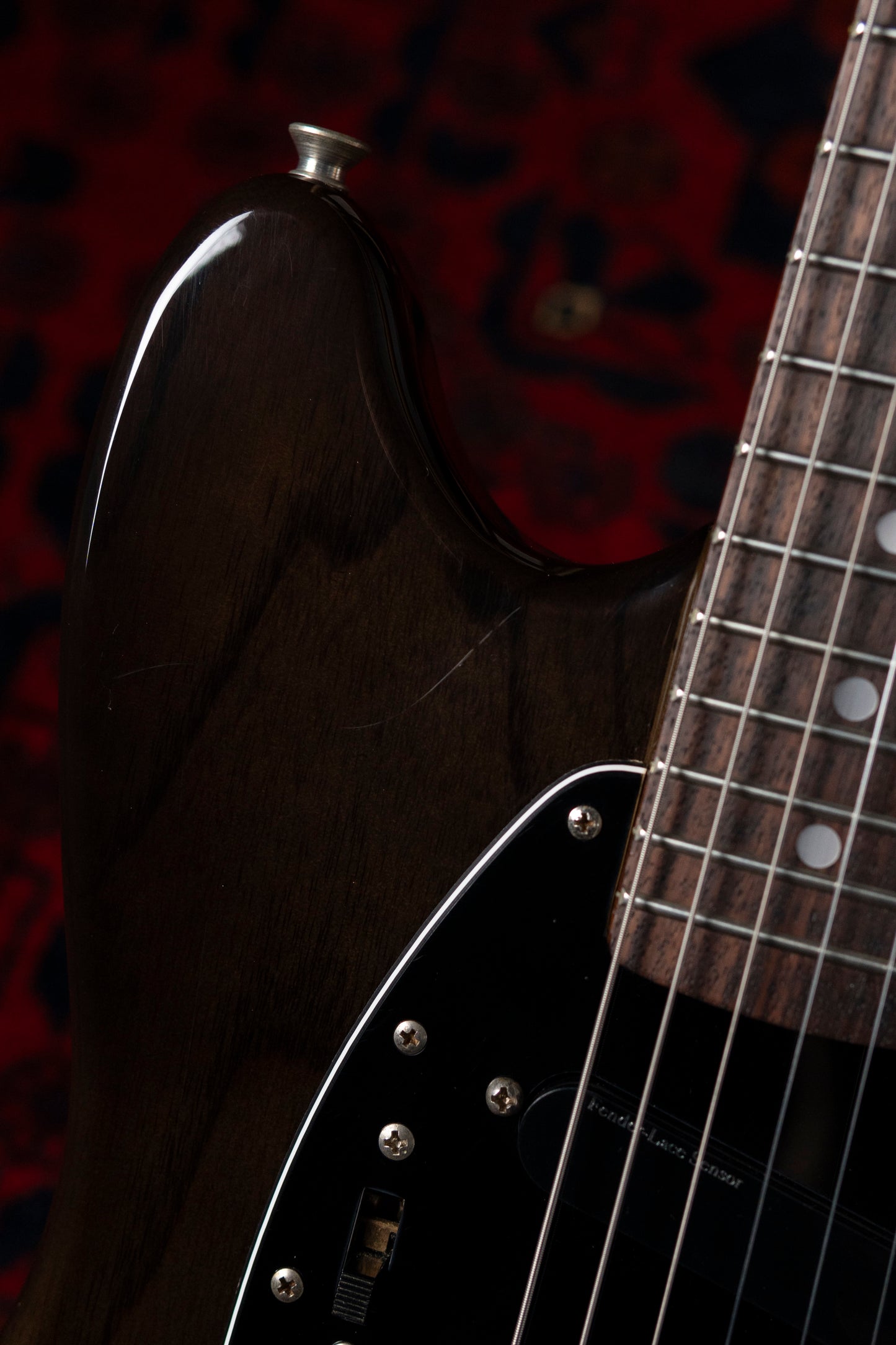 1994 Fender MG69-120 Custom Edition, Yamano Order, See-Through Black, Matching Headstock, Lace Sensor