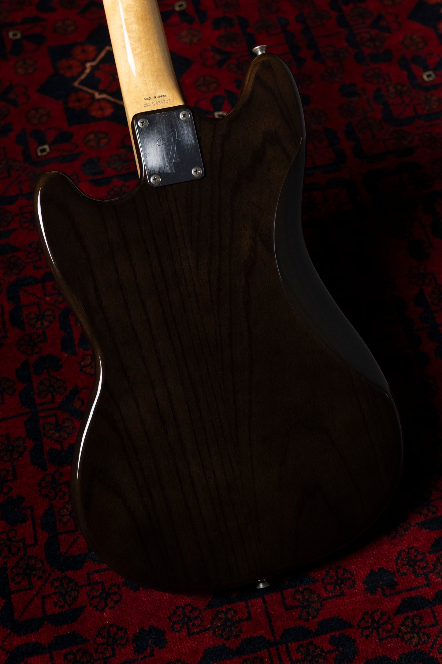 1994 Fender MG69-120 Custom Edition, Yamano Order, See-Through Black, Matching Headstock, Lace Sensor