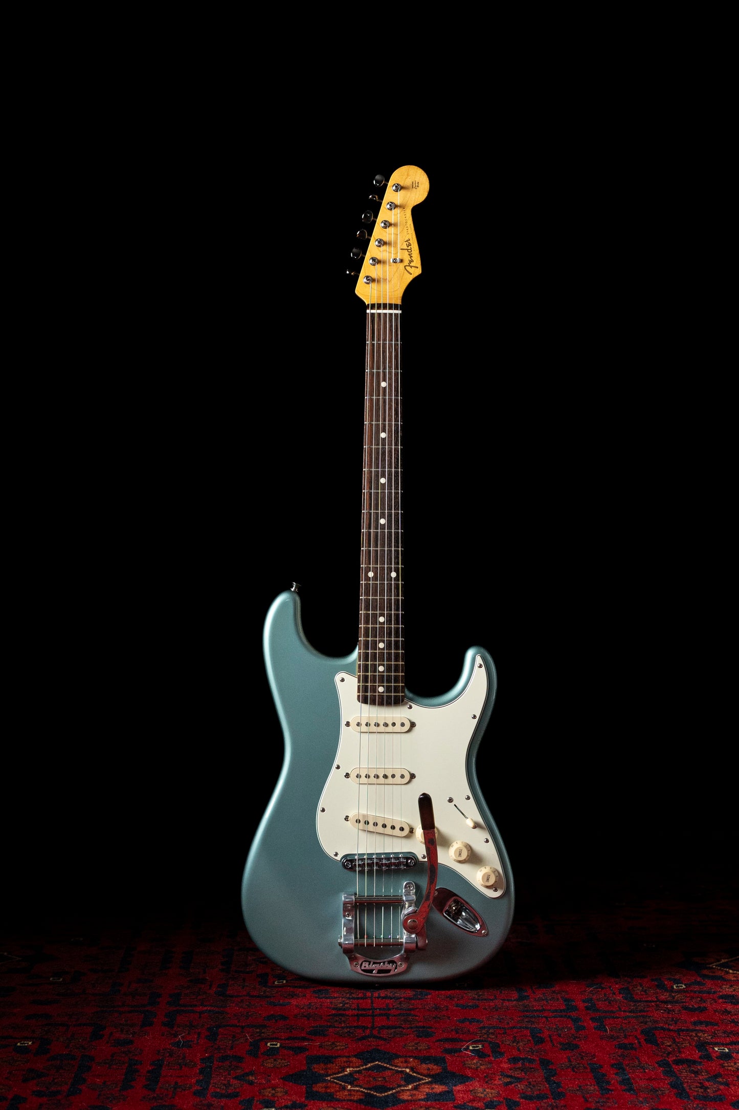 2012 Fender ST62-BIGS Bigsby B5 '62 Stratocaster, Non-Catalog Shop Order, Ocean Turquoise Metallic, OTM