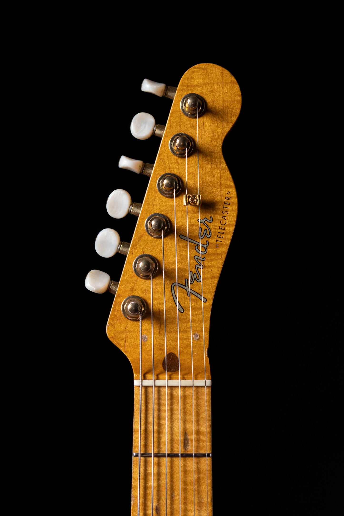 1992 Fender TLG-110LS Custom Edition Telecaster, 10th Anniversary, Burled Mahogany, Lace Sensor