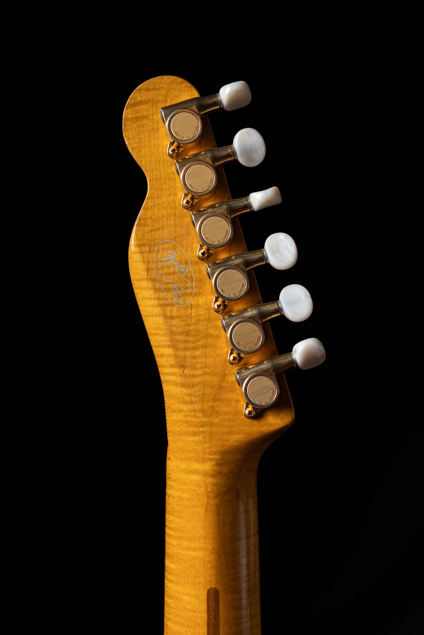 1992 Fender TLG-110LS Custom Edition Telecaster, 10th Anniversary, Burled Mahogany, Lace Sensor