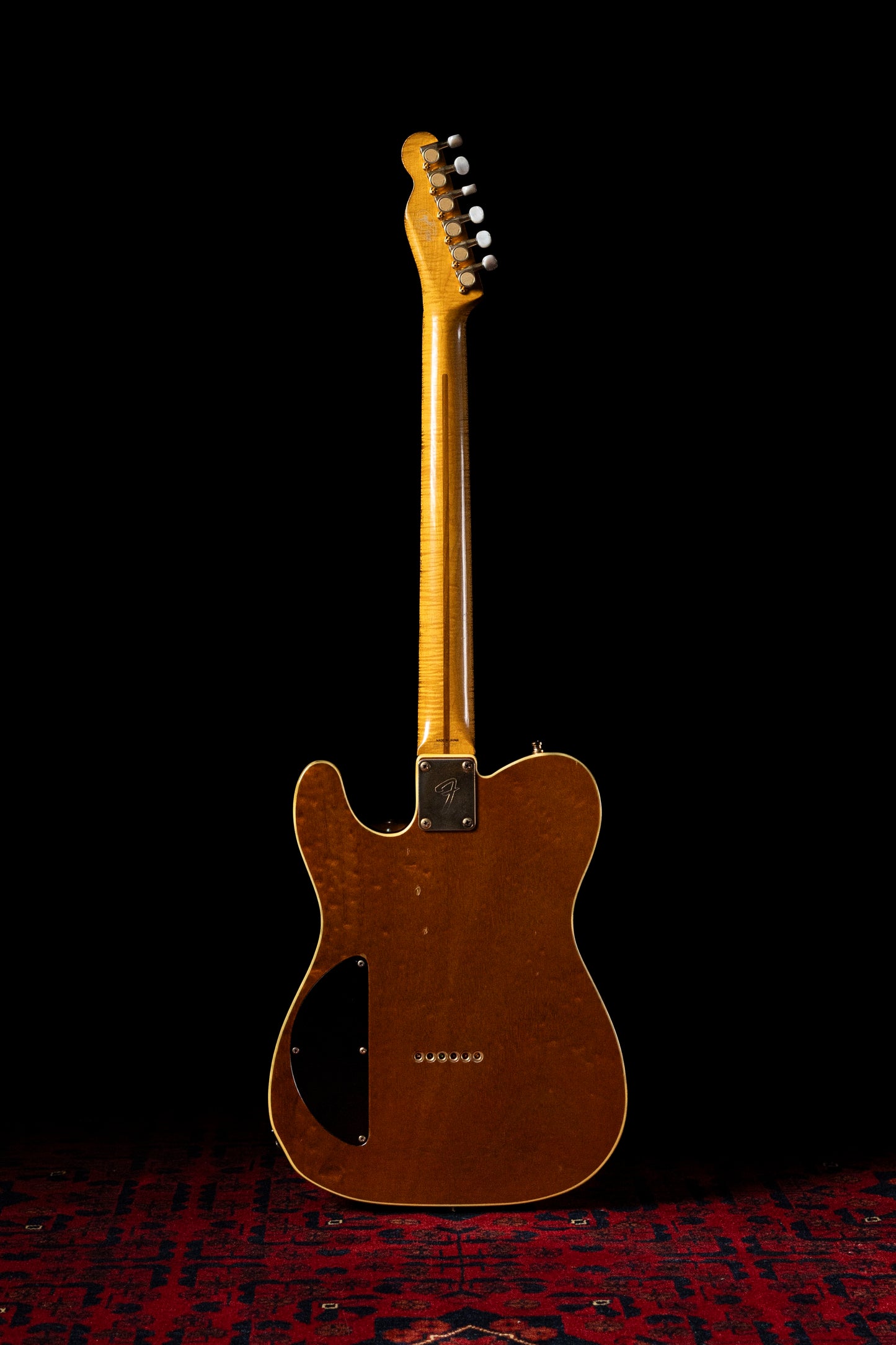 1992 Fender TLG-110LS Custom Edition Telecaster, 10th Anniversary, Burled Mahogany, Lace Sensor