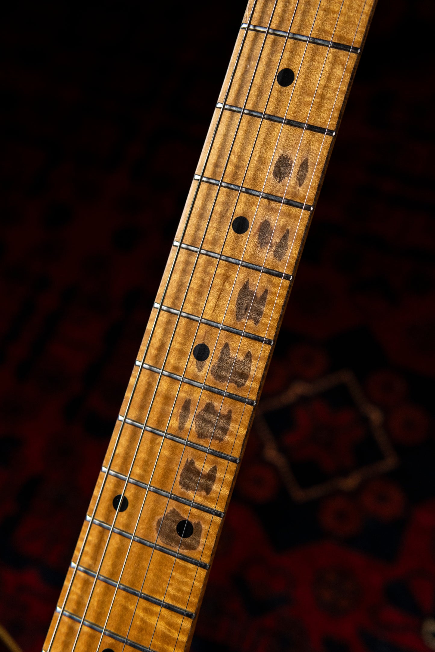 1992 Fender TLG-110LS Custom Edition Telecaster, 10th Anniversary, Burled Mahogany, Lace Sensor