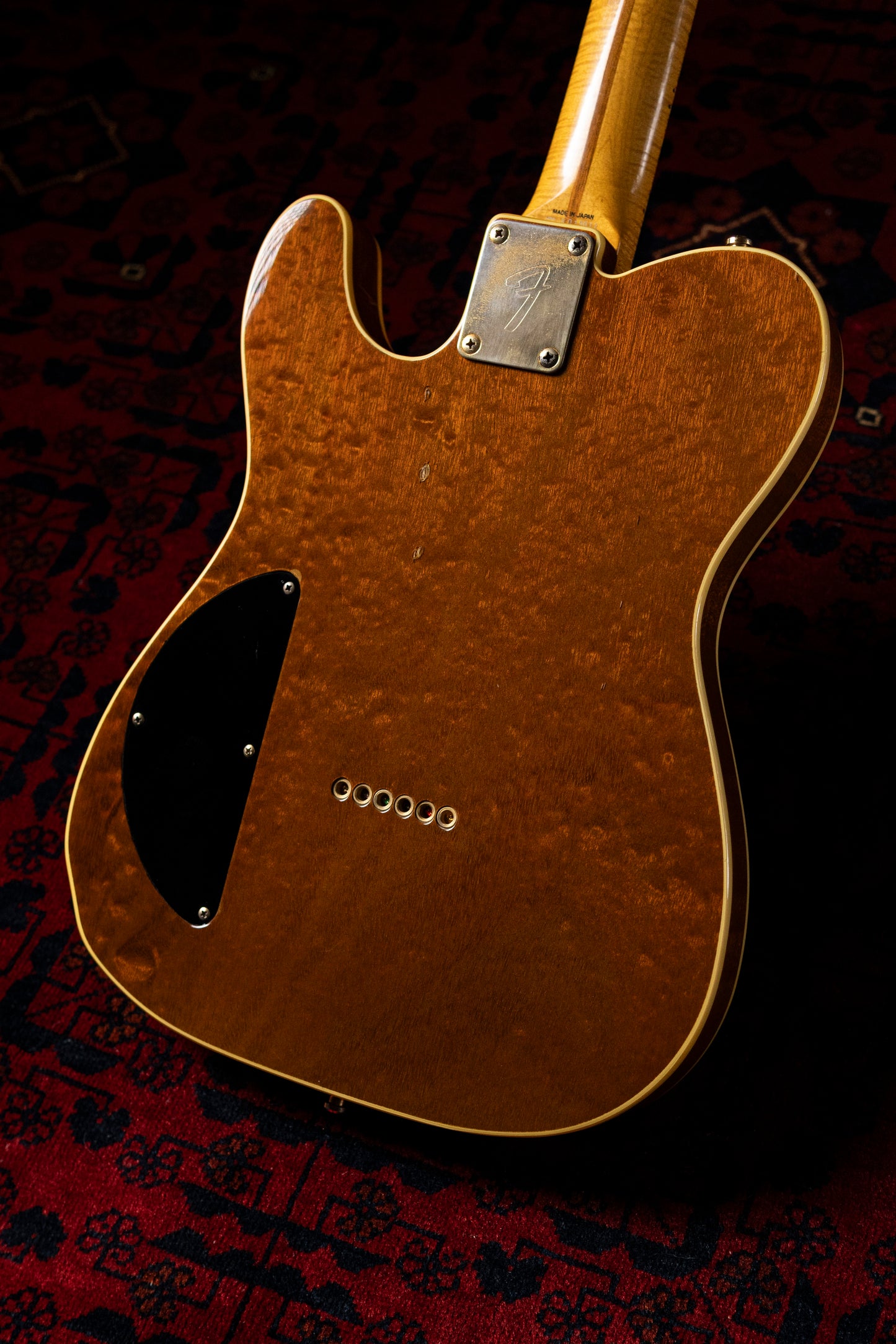 1992 Fender TLG-110LS Custom Edition Telecaster, 10th Anniversary, Burled Mahogany, Lace Sensor