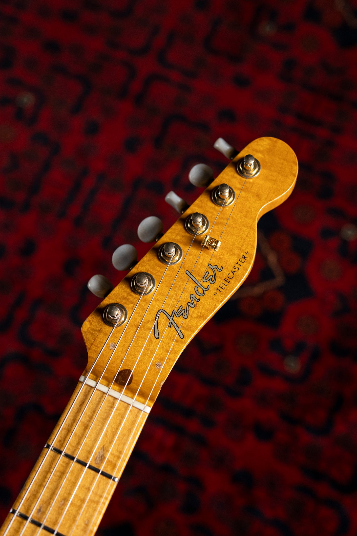 1992 Fender TLG-110LS Custom Edition Telecaster, 10th Anniversary, Burled Mahogany, Lace Sensor