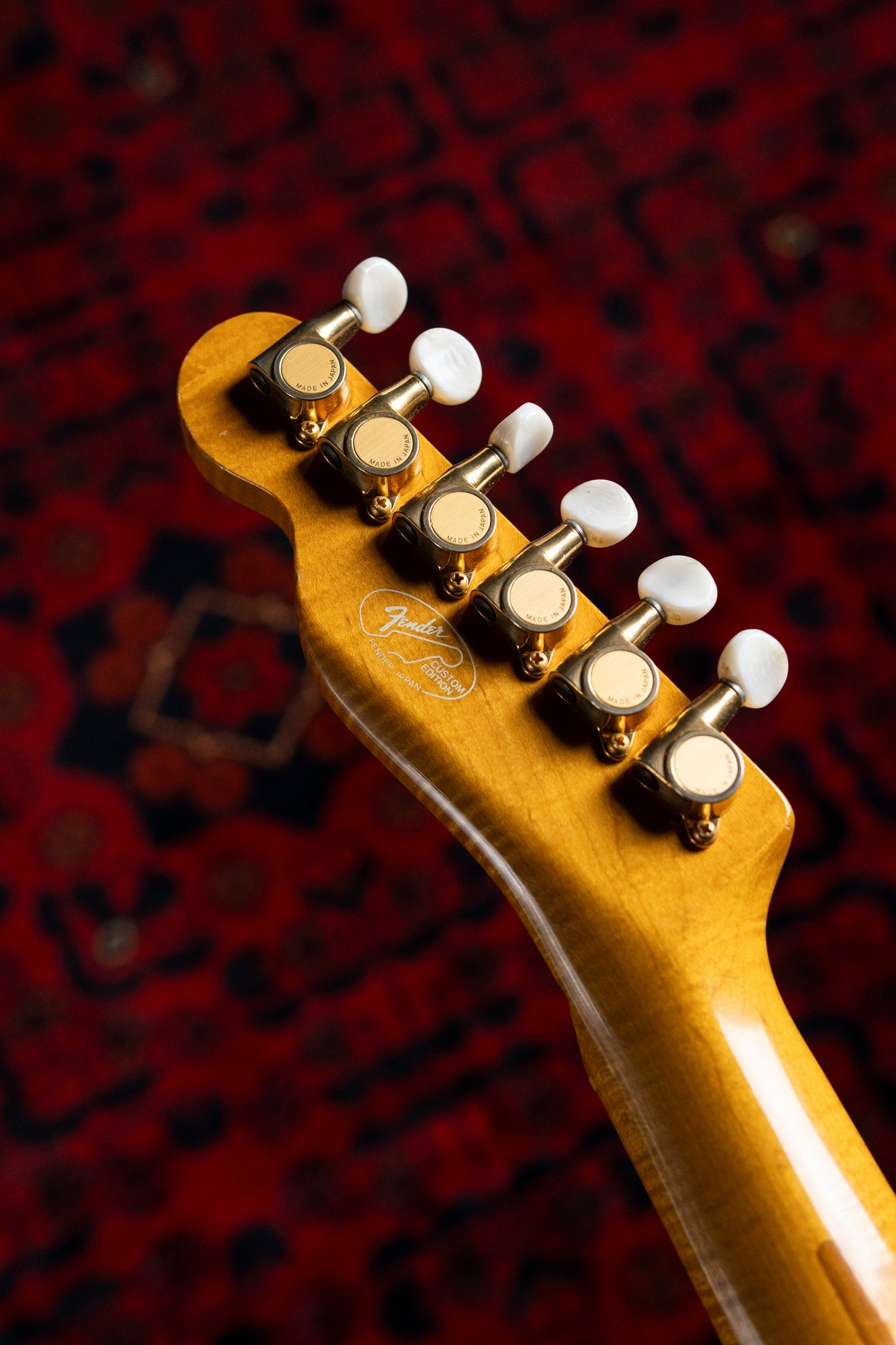 1992 Fender TLG-110LS Custom Edition Telecaster, 10th Anniversary, Burled Mahogany, Lace Sensor