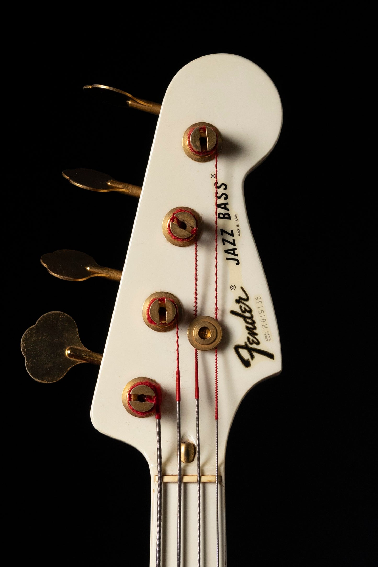 1989 Fender "Order Made" JB75-900 Jazz Bass, Gold Hardware, Fully Painted White