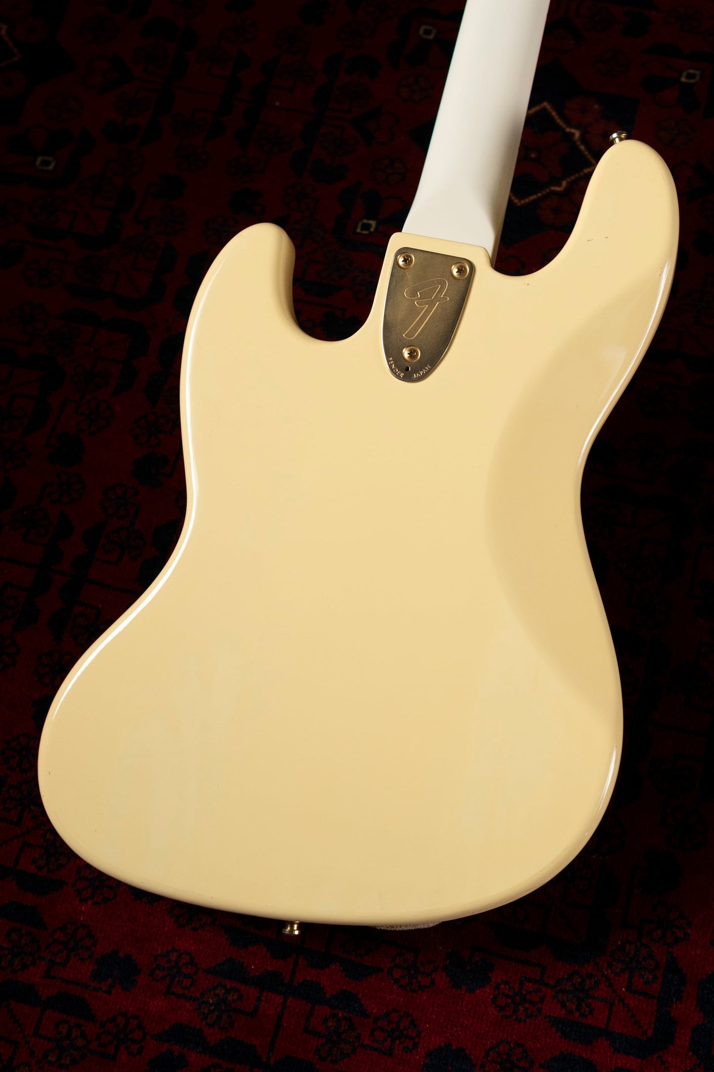 1989 Fender "Order Made" JB75-900 Jazz Bass, Gold Hardware, Fully Painted White