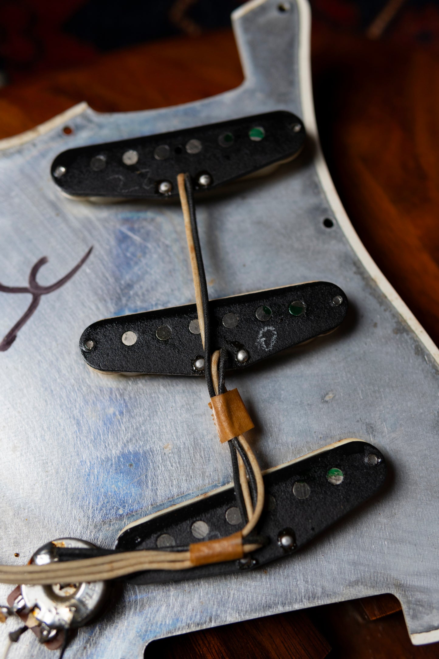 1983 Fender "JV" ST57-115 '57 Stratocaster, Mahogany Neck & Koa Body, USA Fullerton Pickups