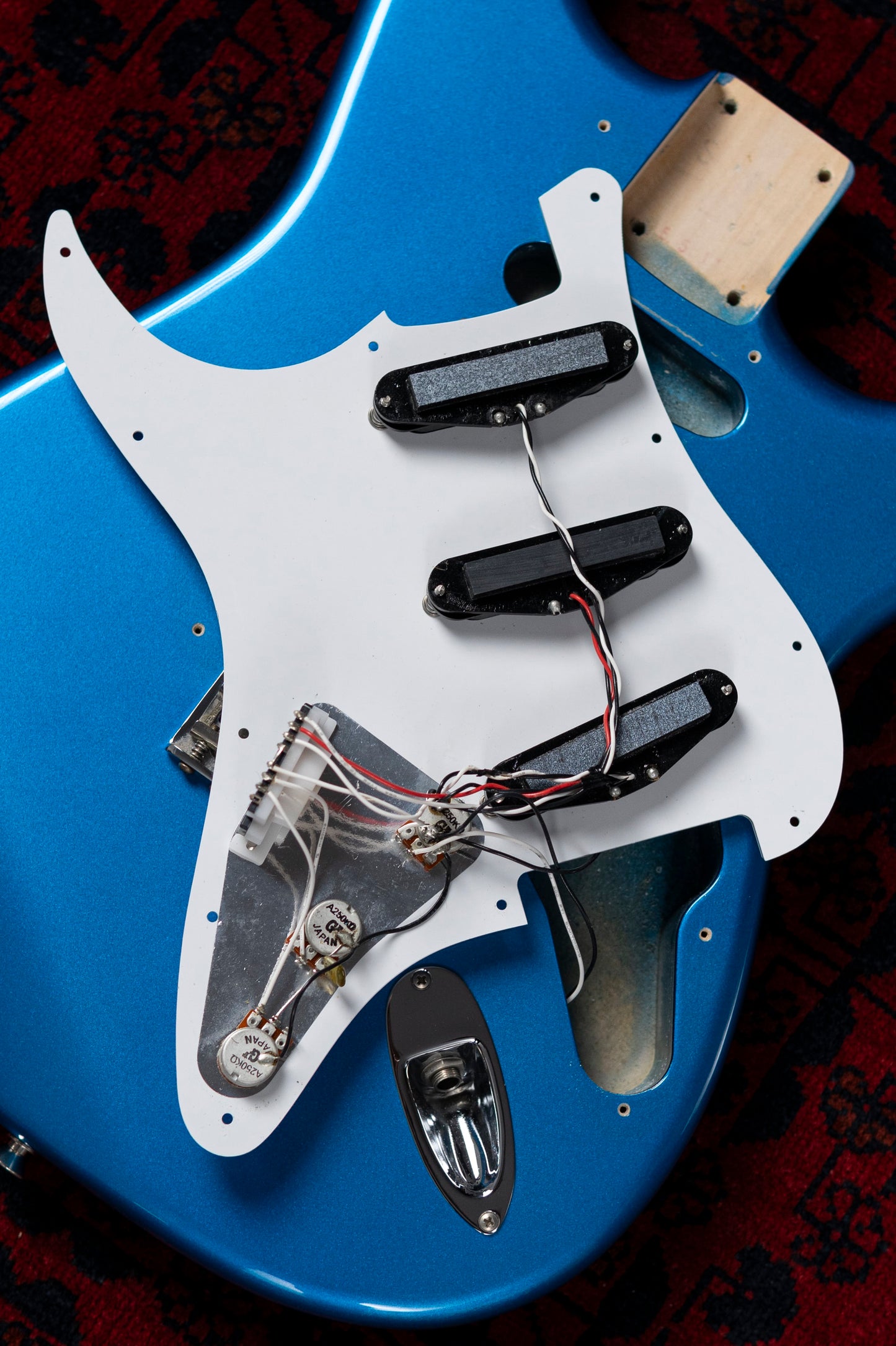 2013 Fender ST62-22/MH, Matching Headstock, Limited Edition, '62 Stratocaster, 22-Frets, Lake Placid Blue, Non Catalog