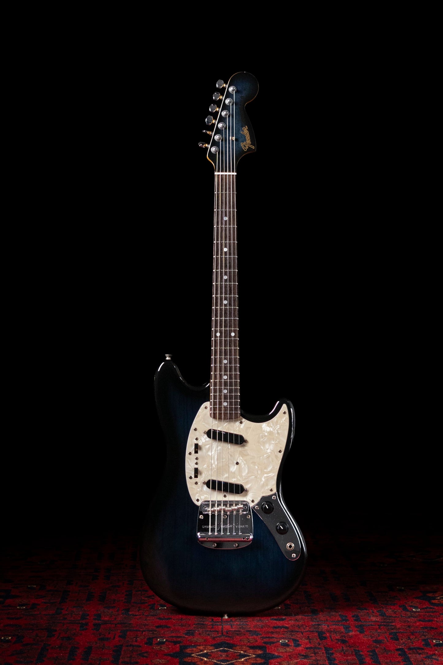 1994 Fender MG69-120, Yamano Order, Blueberry Sunburst, Matching Headstock, Lace Sensor