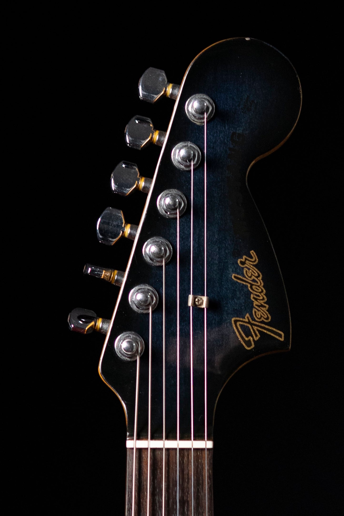 1994 Fender MG69-120, Yamano Order, Blueberry Sunburst, Matching Headstock, Lace Sensor