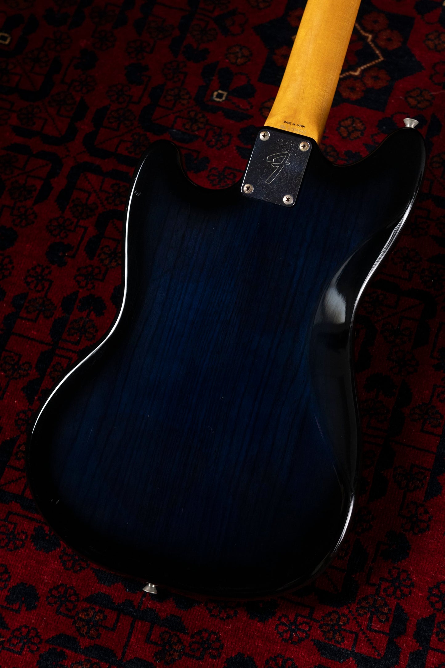 1994 Fender MG69-120, Yamano Order, Blueberry Sunburst, Matching Headstock, Lace Sensor