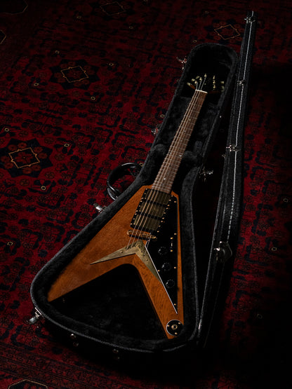2019 Combat 57FV, 24" Scale, 3x Bareknuckle Mule, 97% scale body, Mahogany, Custom Order, Gibson '57 Flying V replica