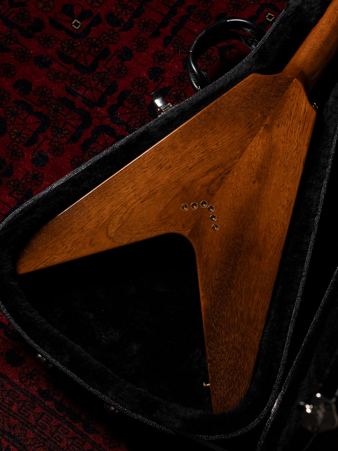2019 Combat 57FV, 24" Scale, 3x Bareknuckle Mule, 97% scale body, Mahogany, Custom Order, Gibson '57 Flying V replica