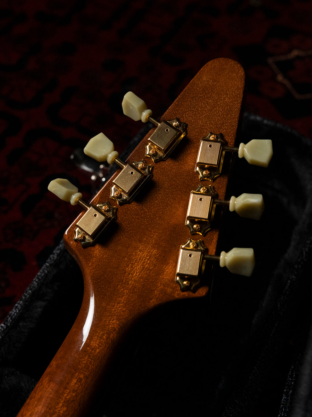 2019 Combat 57FV, 24" Scale, 3x Bareknuckle Mule, 97% scale body, Mahogany, Custom Order, Gibson '57 Flying V replica