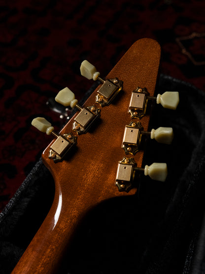 2019 Combat 57FV, 24" Scale, 3x Bareknuckle Mule, 97% scale body, Mahogany, Custom Order, Gibson '57 Flying V replica