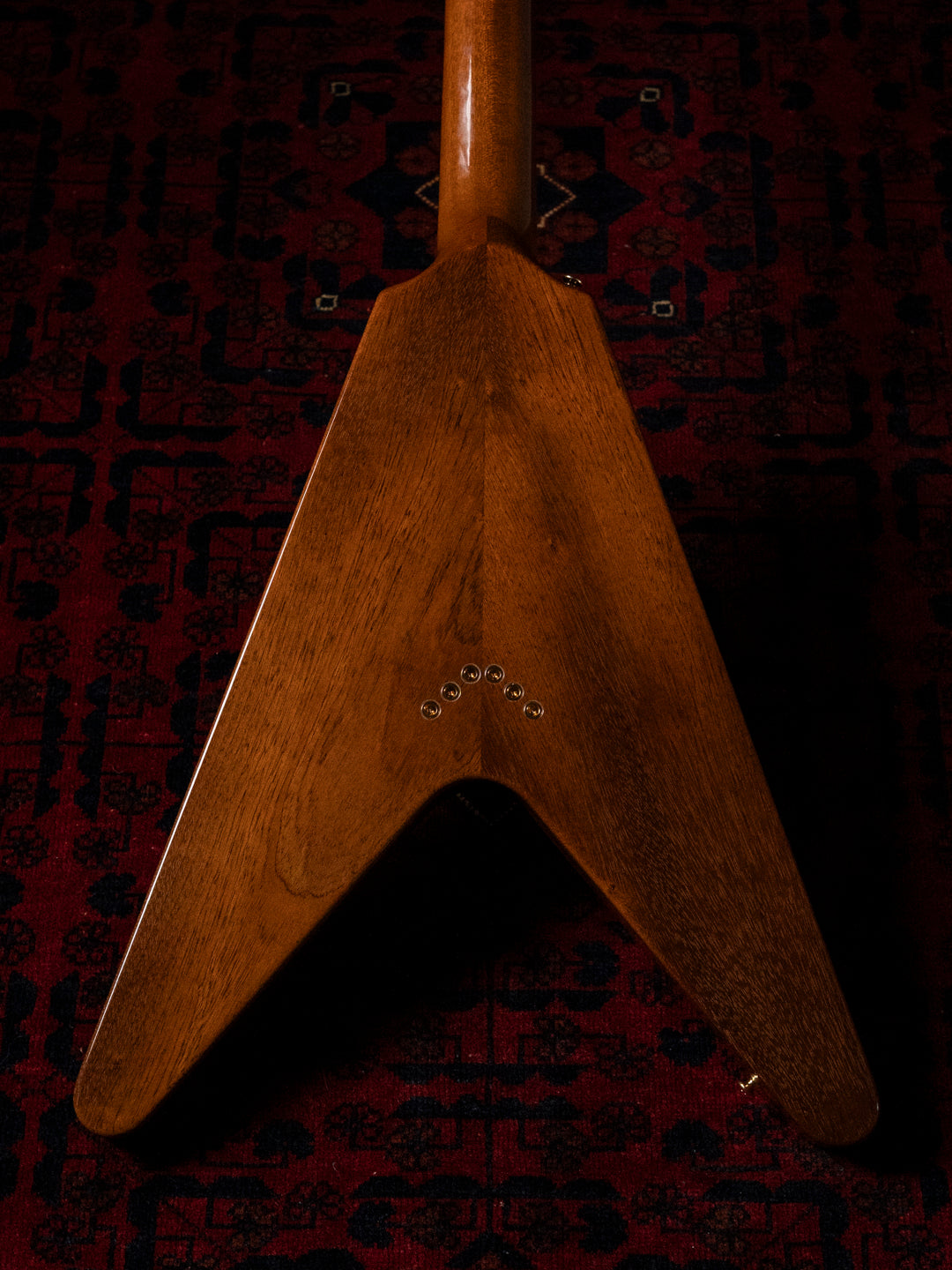 2019 Combat 57FV, 24" Scale, 3x Bareknuckle Mule, 97% scale body, Mahogany, Custom Order, Gibson '57 Flying V replica