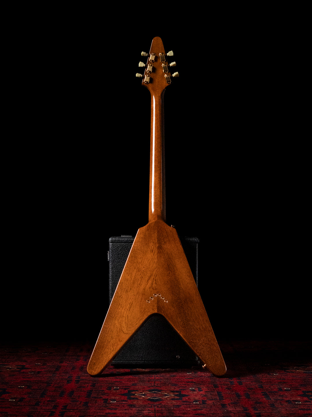 2019 Combat 57FV, 24" Scale, 3x Bareknuckle Mule, 97% scale body, Mahogany, Custom Order, Gibson '57 Flying V replica