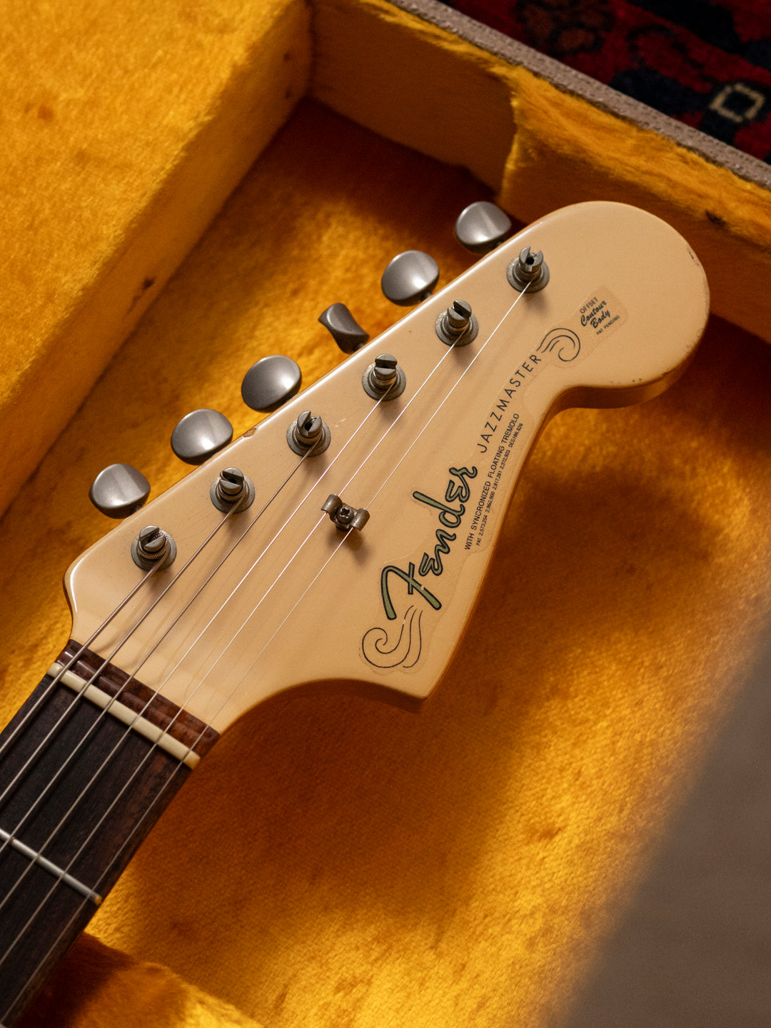2000 Yamano Fender American Vintage '62 Jazzmaster, Matching Headstock, 100% original, Japan Exclusive, Shell Pink, OHSC, AVRI