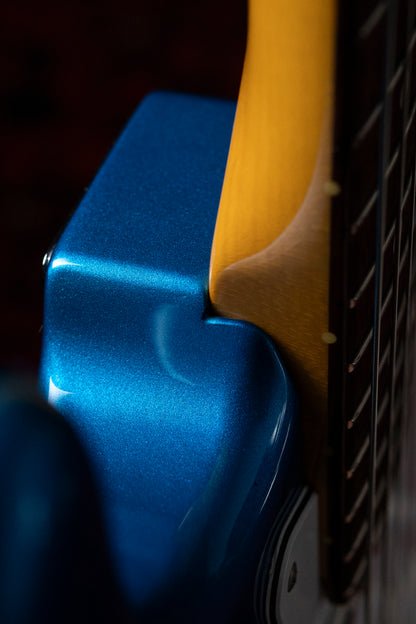 2013 Fender ST62-22/MH, Matching Headstock, Limited Edition, '62 Stratocaster, 22-Frets, Lake Placid Blue, Non Catalog