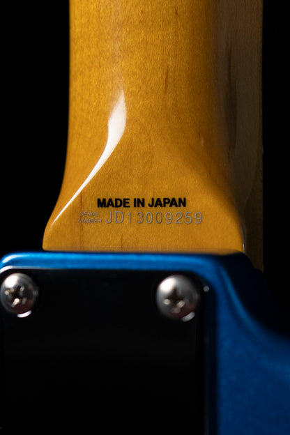 2013 Fender ST62-22/MH, Matching Headstock, Limited Edition, '62 Stratocaster, 22-Frets, Lake Placid Blue, Non Catalog